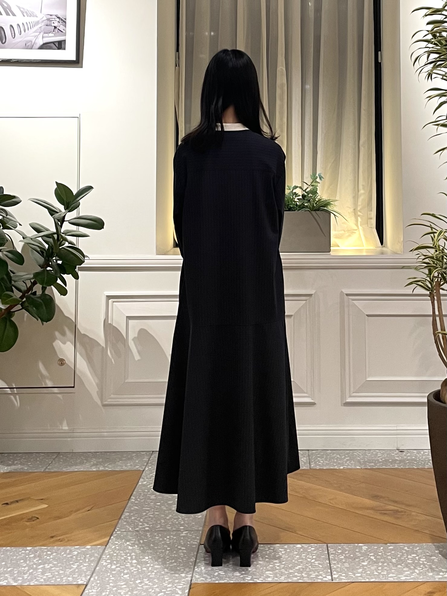 Lilyさんの「DRESSTERIOR｜【STORY11月号掲載】ウォッシャブルストライプシャツワンピース」を使ったコーディネート