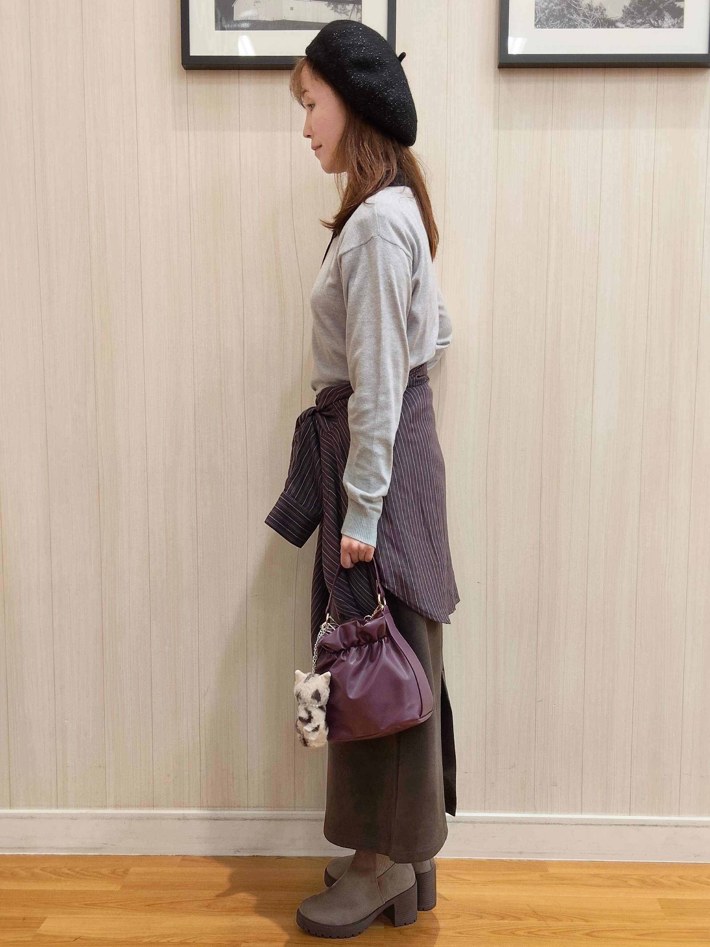 yseさんの「SHOO･LA･RUE｜【洗濯後しわになりにくい/S-LL】気分で選ぶ 大人のデイリー使いに ベーシックシャツ」を使ったコーディネート