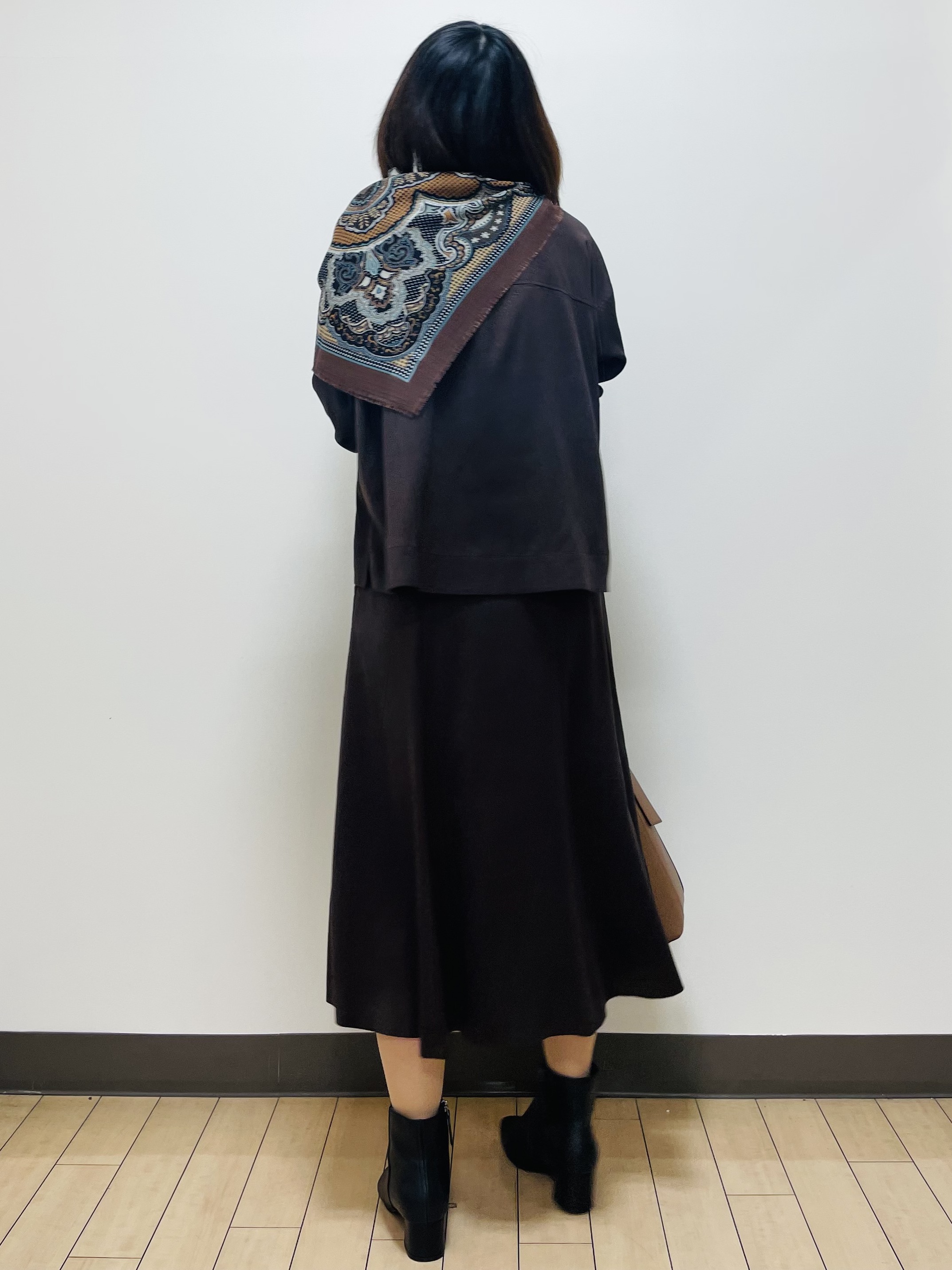Riiさんの「Reflect｜【羽織◎】スエード調シャツ」を使ったコーディネート