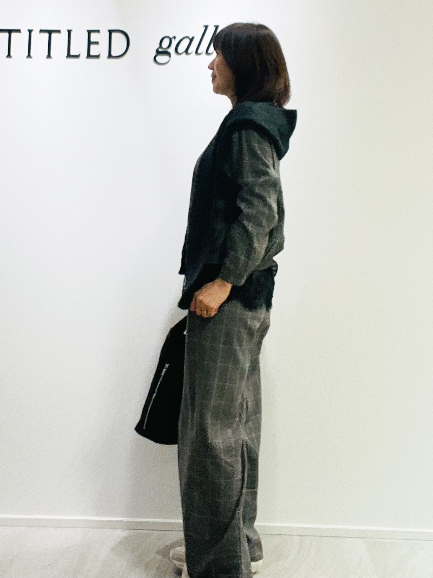 めいさんの「UNTITLED｜【セットアップ可/秋羽織り】メランジツイルシャツ」を使ったコーディネート