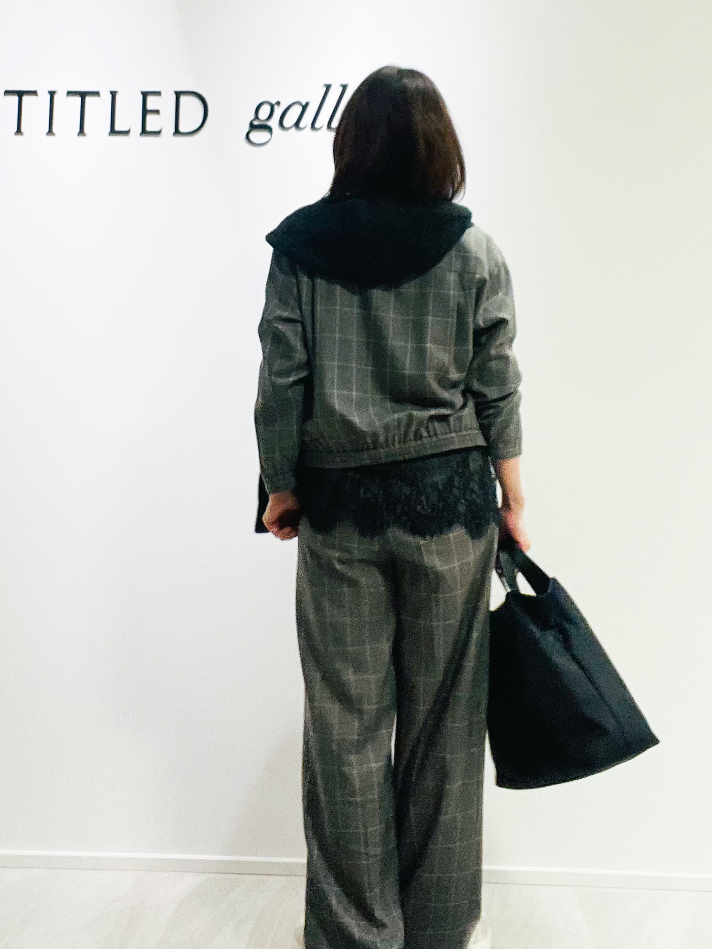 めいさんの「UNTITLED｜【セットアップ可/秋羽織り】メランジツイルシャツ」を使ったコーディネート