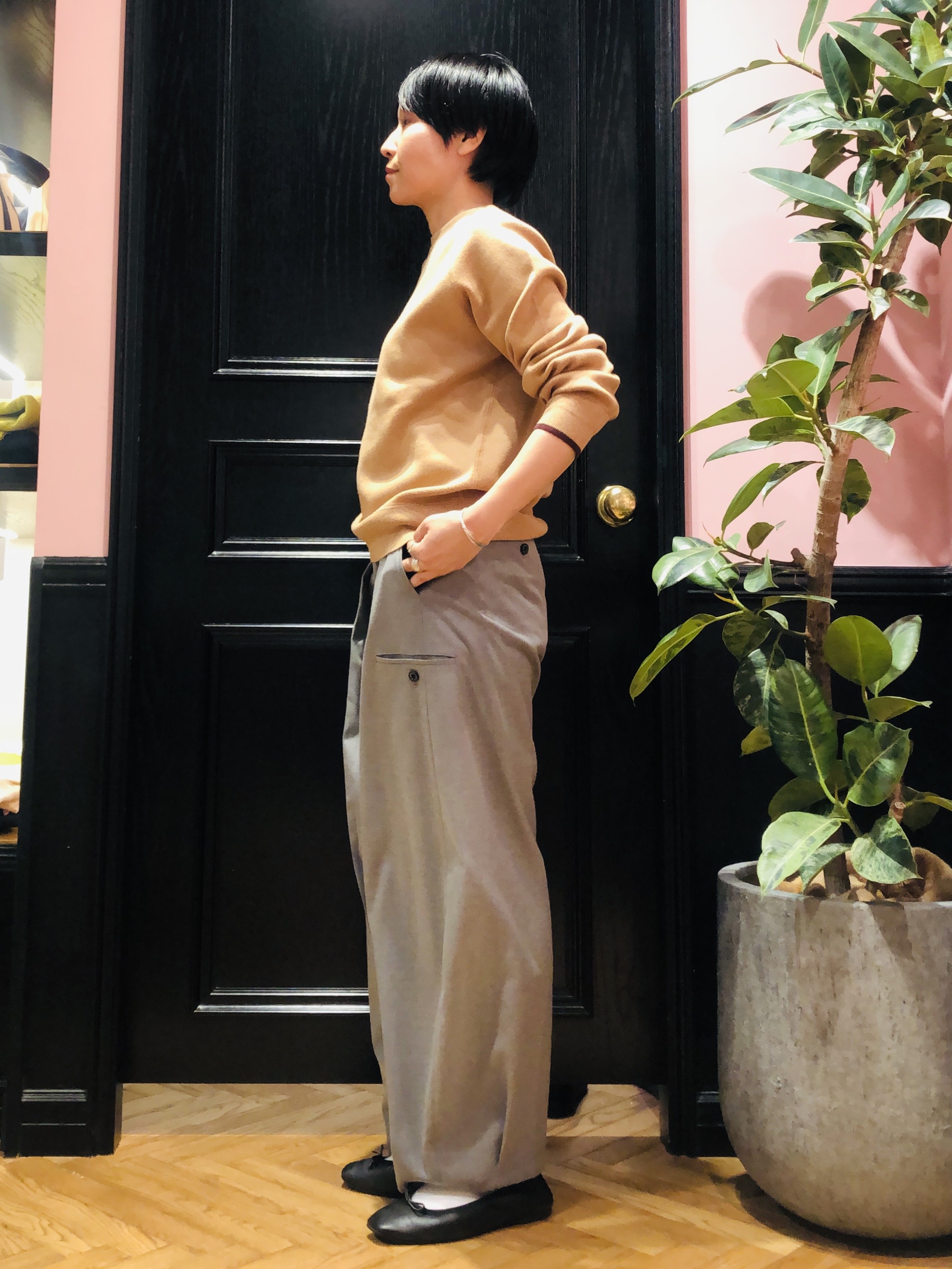 OGATAさんの「DRESSTERIOR｜【STORY11月号掲載/マシンウォッシャブル】コットンカシミヤニット」を使ったコーディネート
