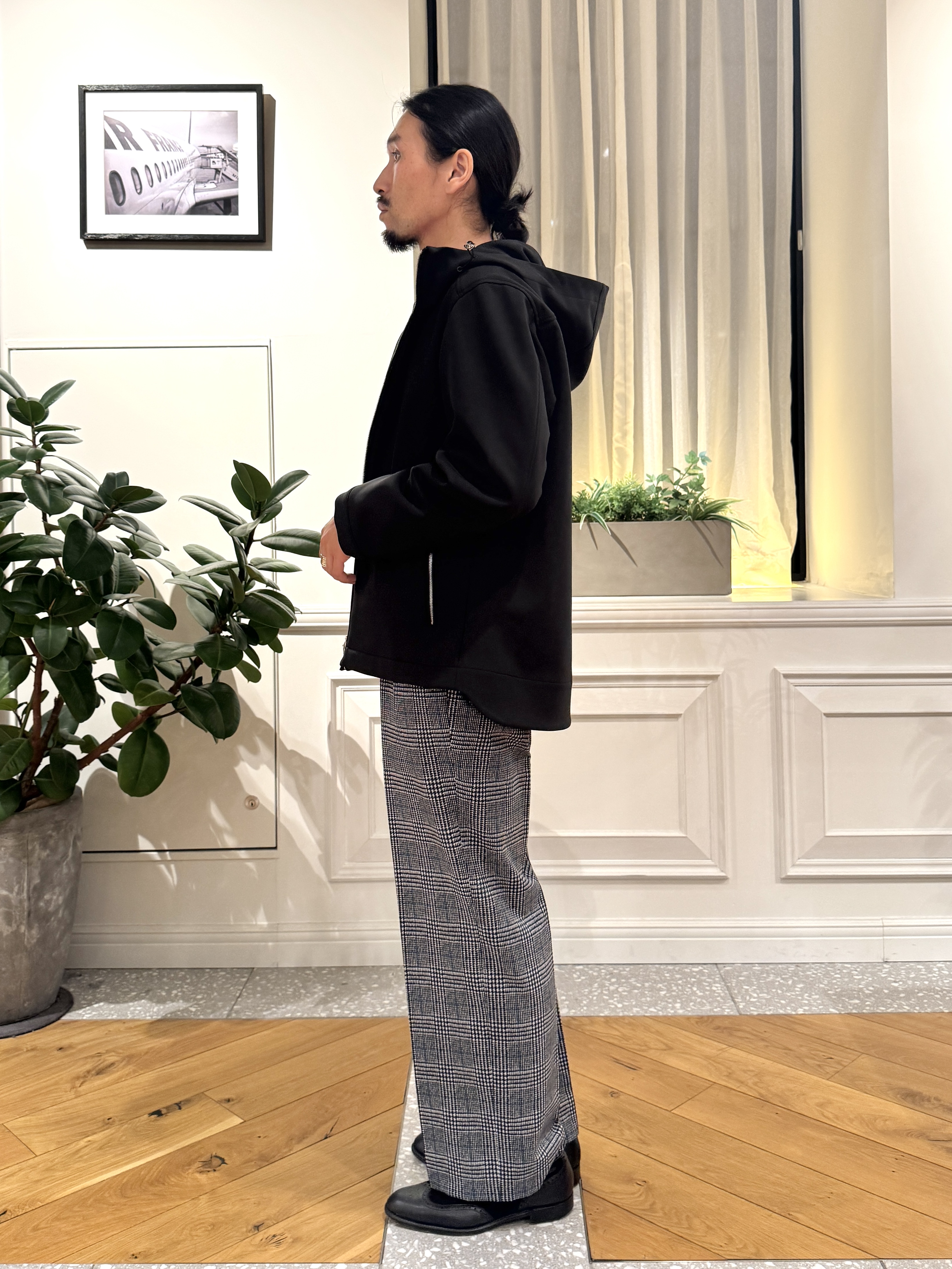 kawarataniさんの「DRESSTERIOR｜【着膨れゼロ/軽量防寒】ダウンファブリック フーディジャケット」を使ったコーディネート