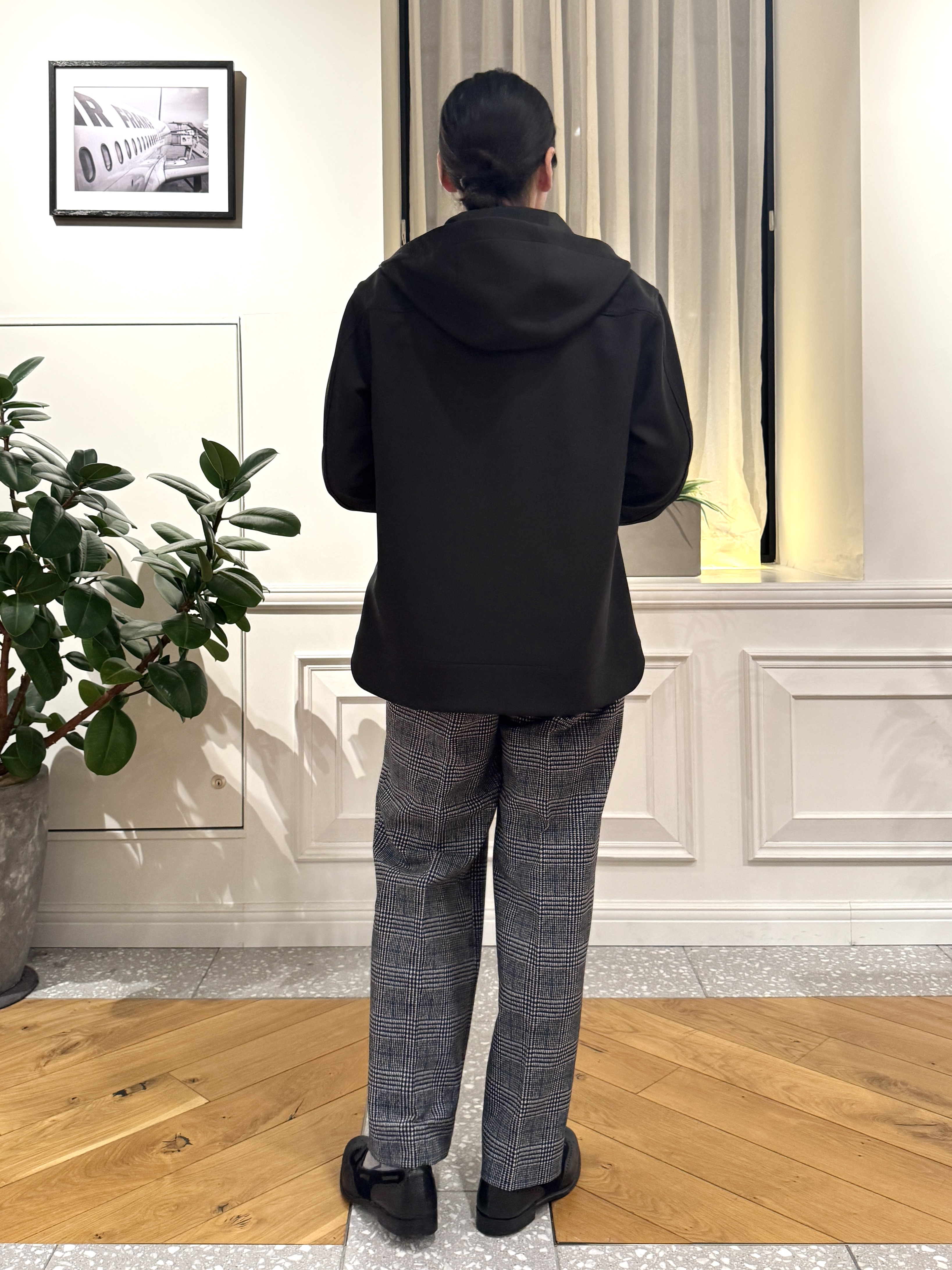 kawarataniさんの「DRESSTERIOR｜【着膨れゼロ/軽量防寒】ダウンファブリック フーディジャケット」を使ったコーディネート