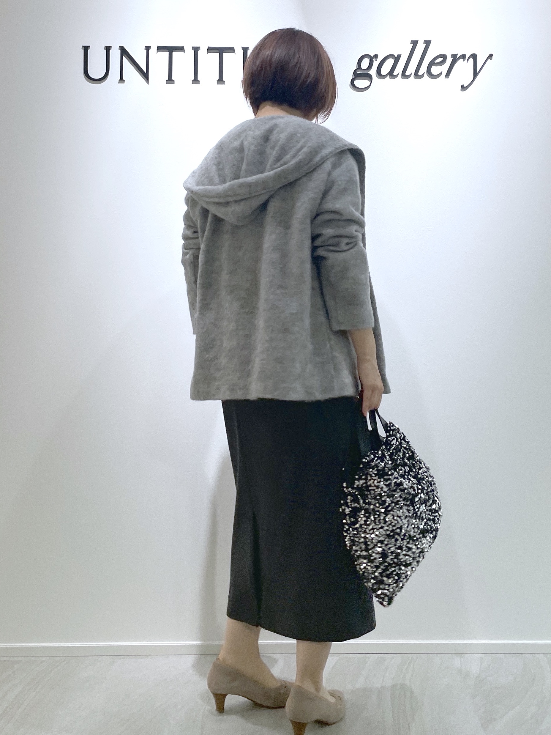 hanaさんの「UNTITLED｜【軽アウター/秋羽織り】シャギーフーディ―カーディガン」を使ったコーディネート