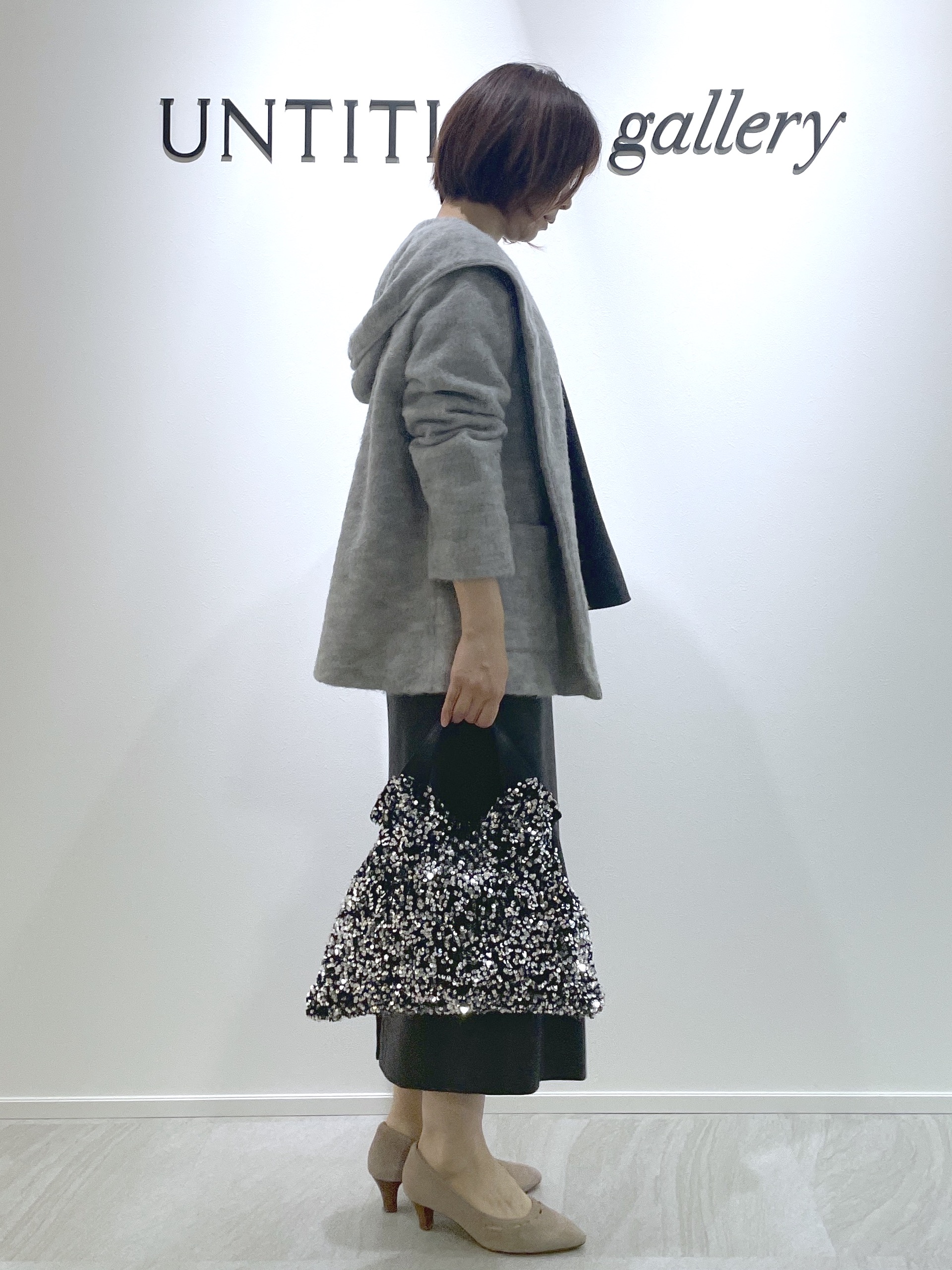 hanaさんの「UNTITLED｜【軽アウター/秋羽織り】シャギーフーディ―カーディガン」を使ったコーディネート