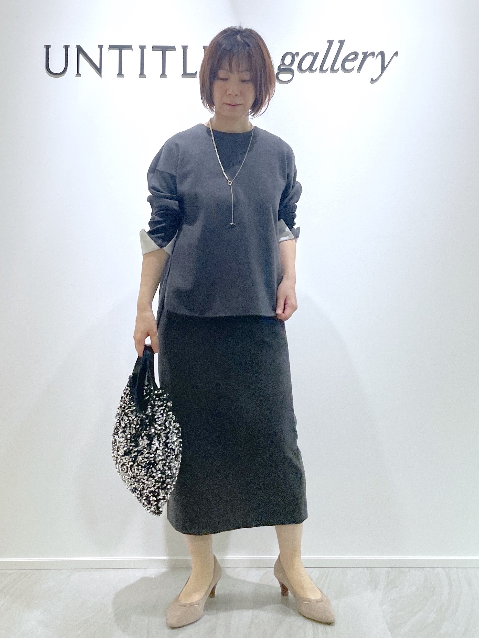 hanaさんの「UNTITLED｜【軽アウター/秋羽織り】シャギーフーディ―カーディガン」を使ったコーディネート