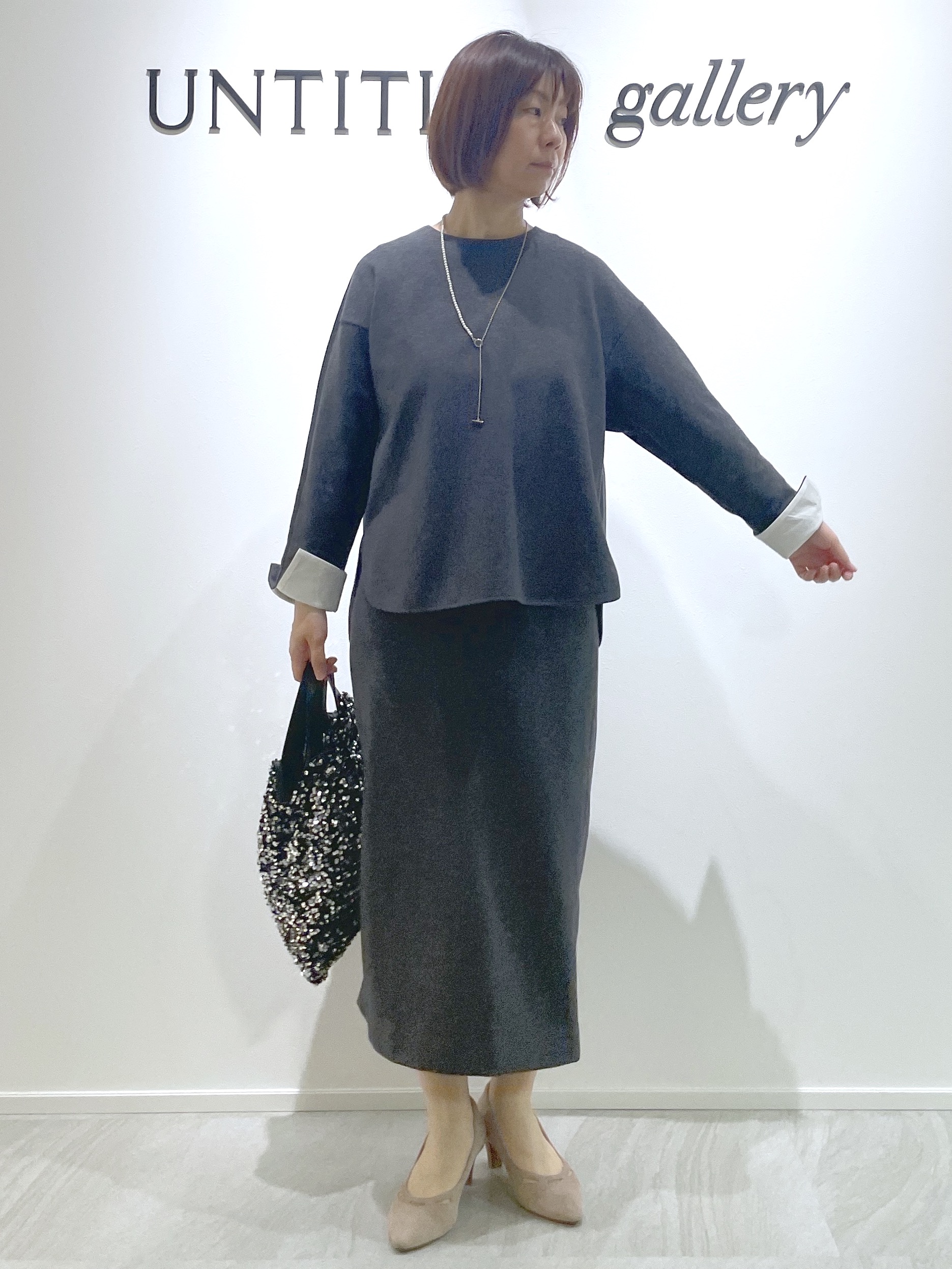 hanaさんの「UNTITLED｜【軽アウター/秋羽織り】シャギーフーディ―カーディガン」を使ったコーディネート