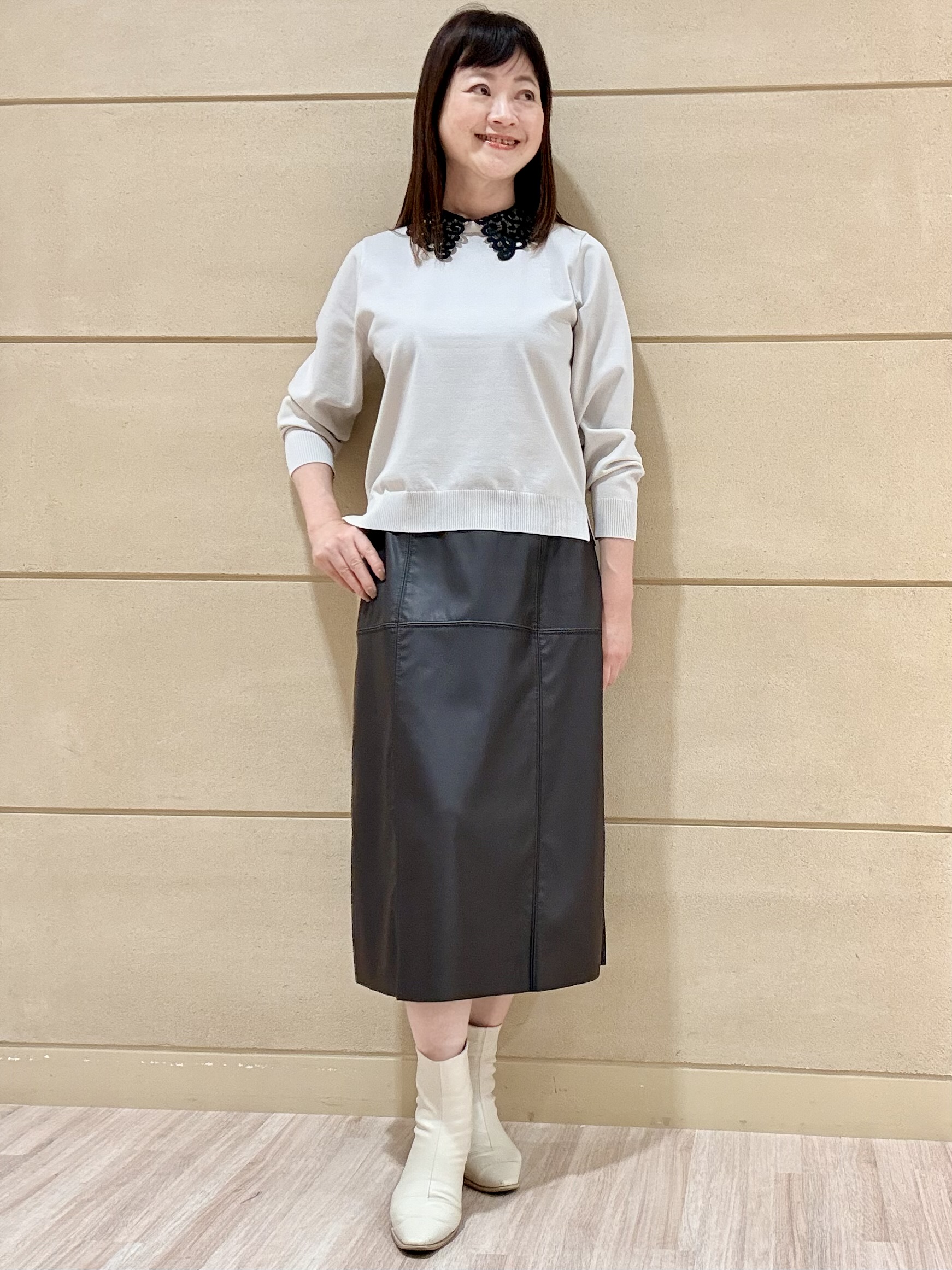 Marさんの「Reflect｜【羽織◎】スエード調シャツ」を使ったコーディネート