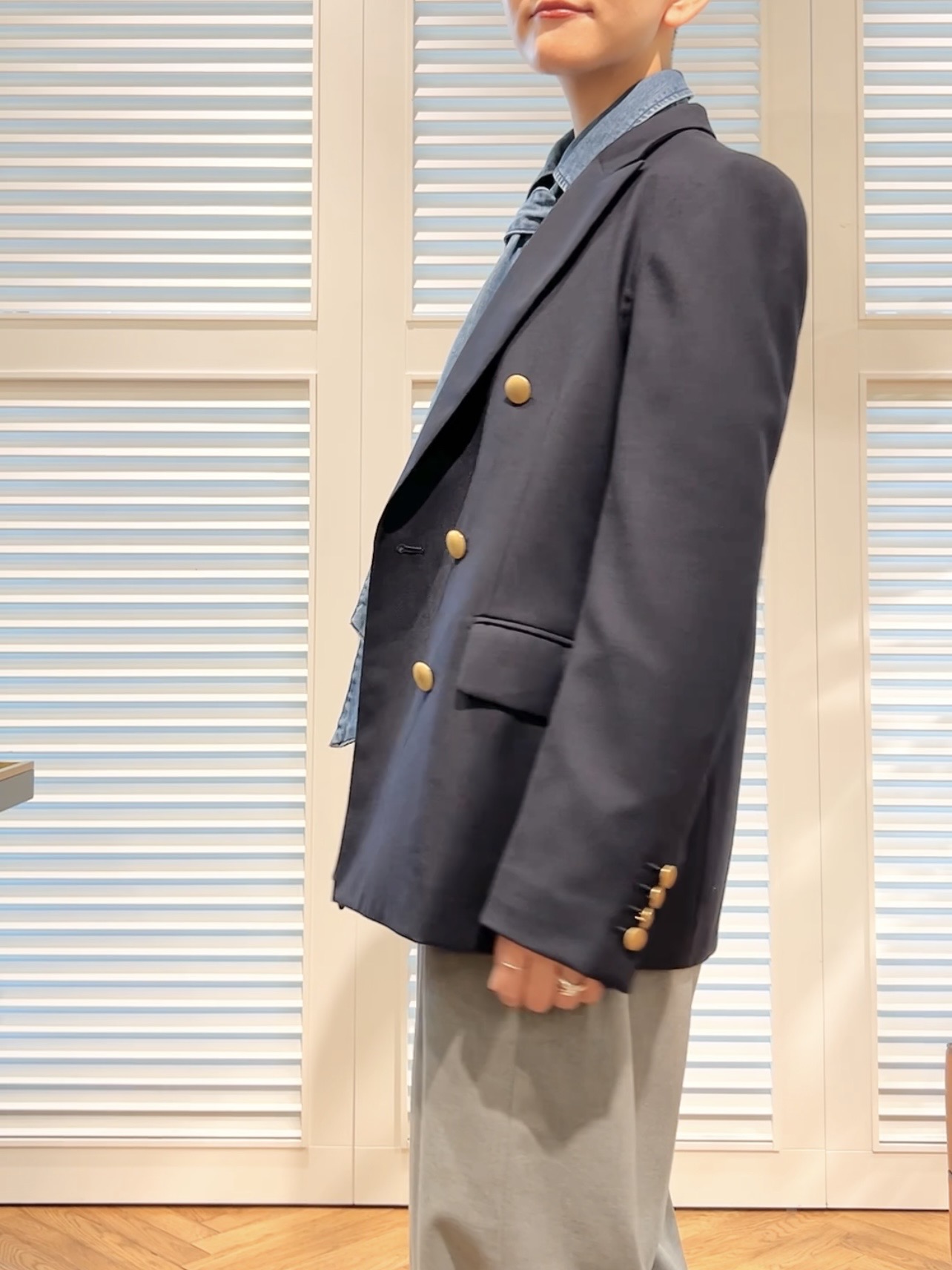 OCHIAIさんの「DRESSTERIOR｜【STORY11月号掲載】ウールブレンド ダブルブレストジャケット」を使ったコーディネート