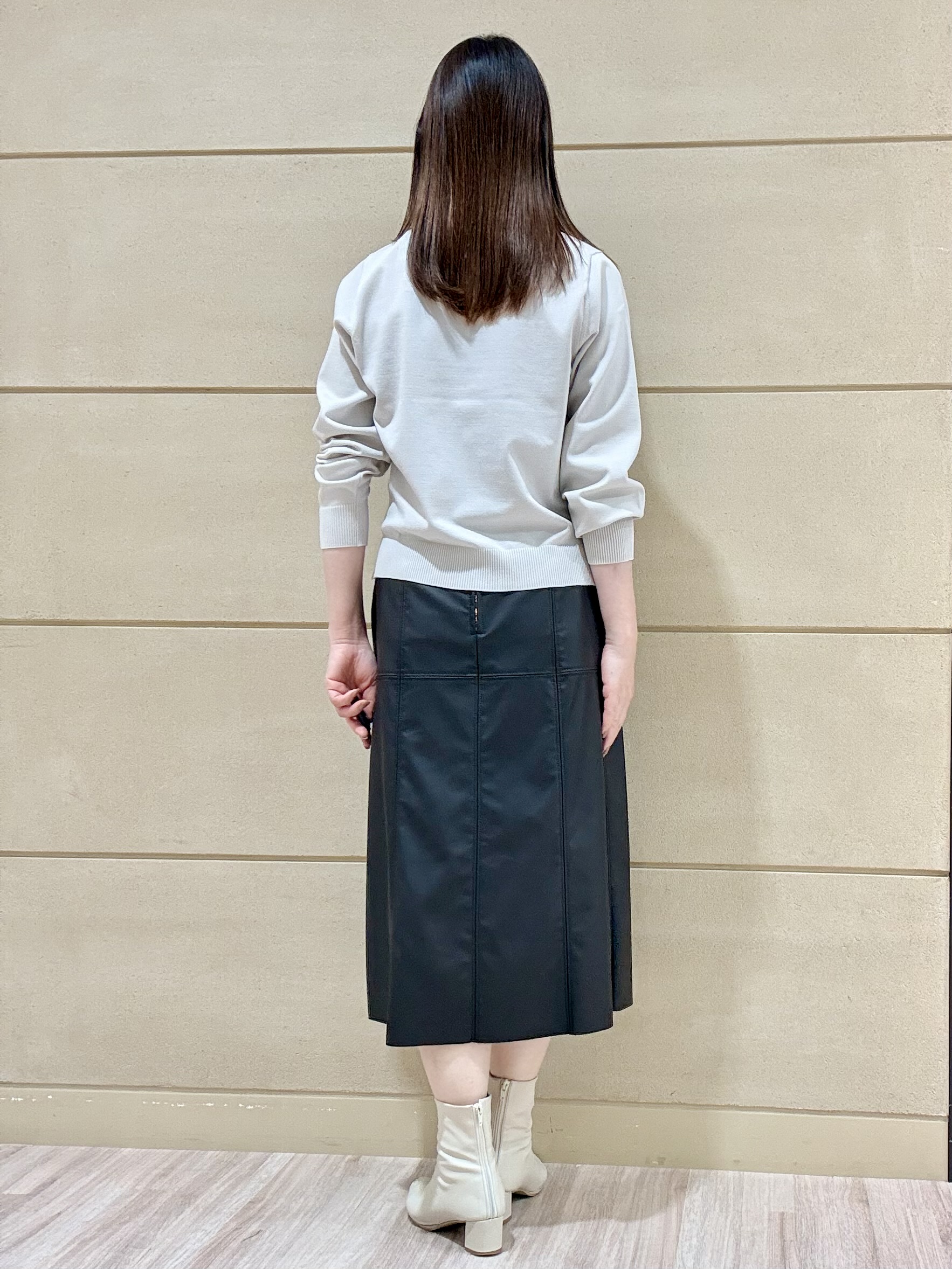 Marさんの「Reflect｜【付け衿】レース衿付きストレッチニット」を使ったコーディネート