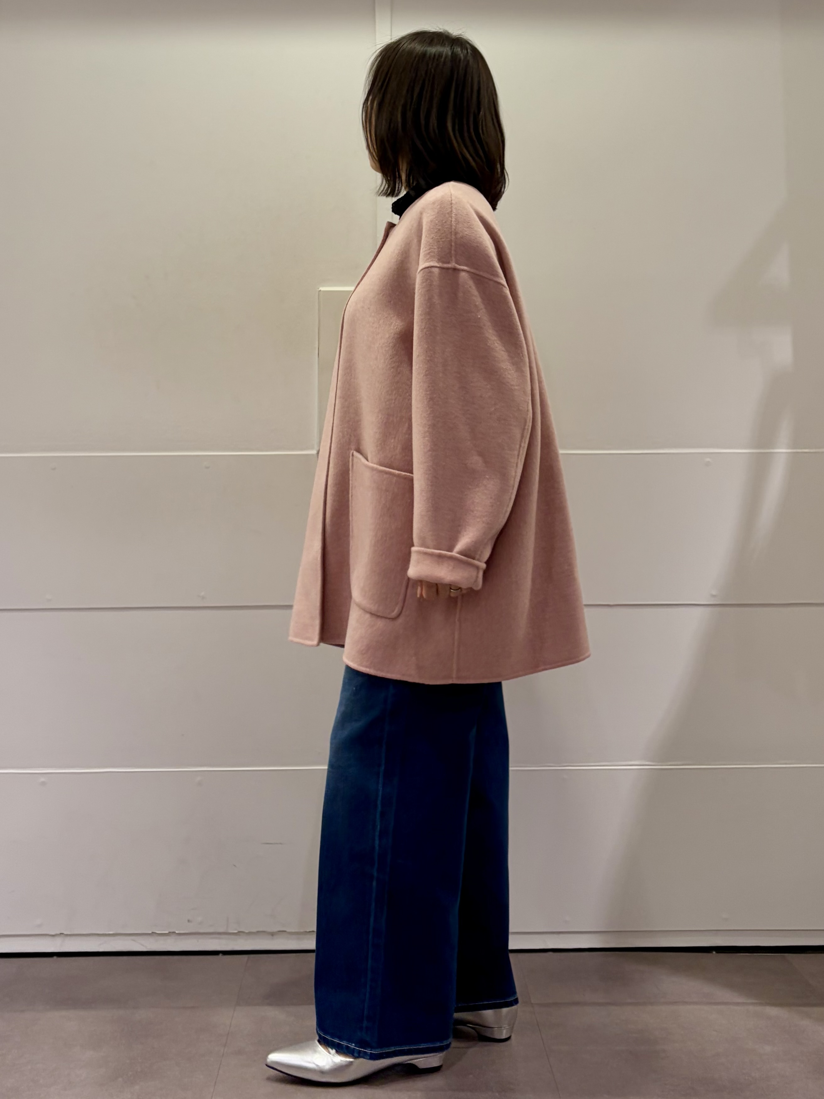 TOKOさんの「UNTITLED｜【マフラー付き/ゆったり】リバーコート」を使ったコーディネート