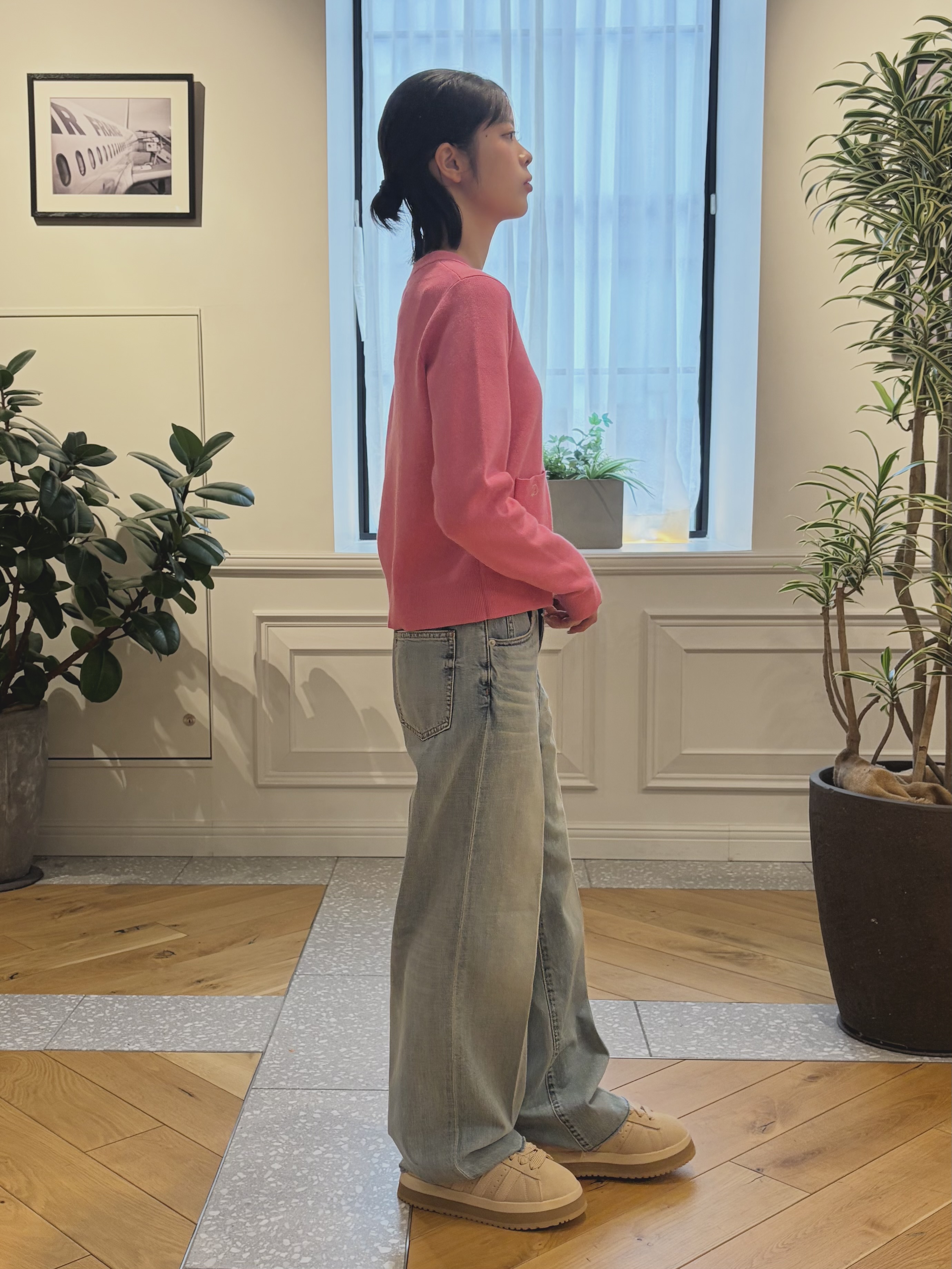pupiさんの「DRESSTERIOR｜【5色展開/マシンウォッシャブル】コットンカシミヤカーディガン」を使ったコーディネート
