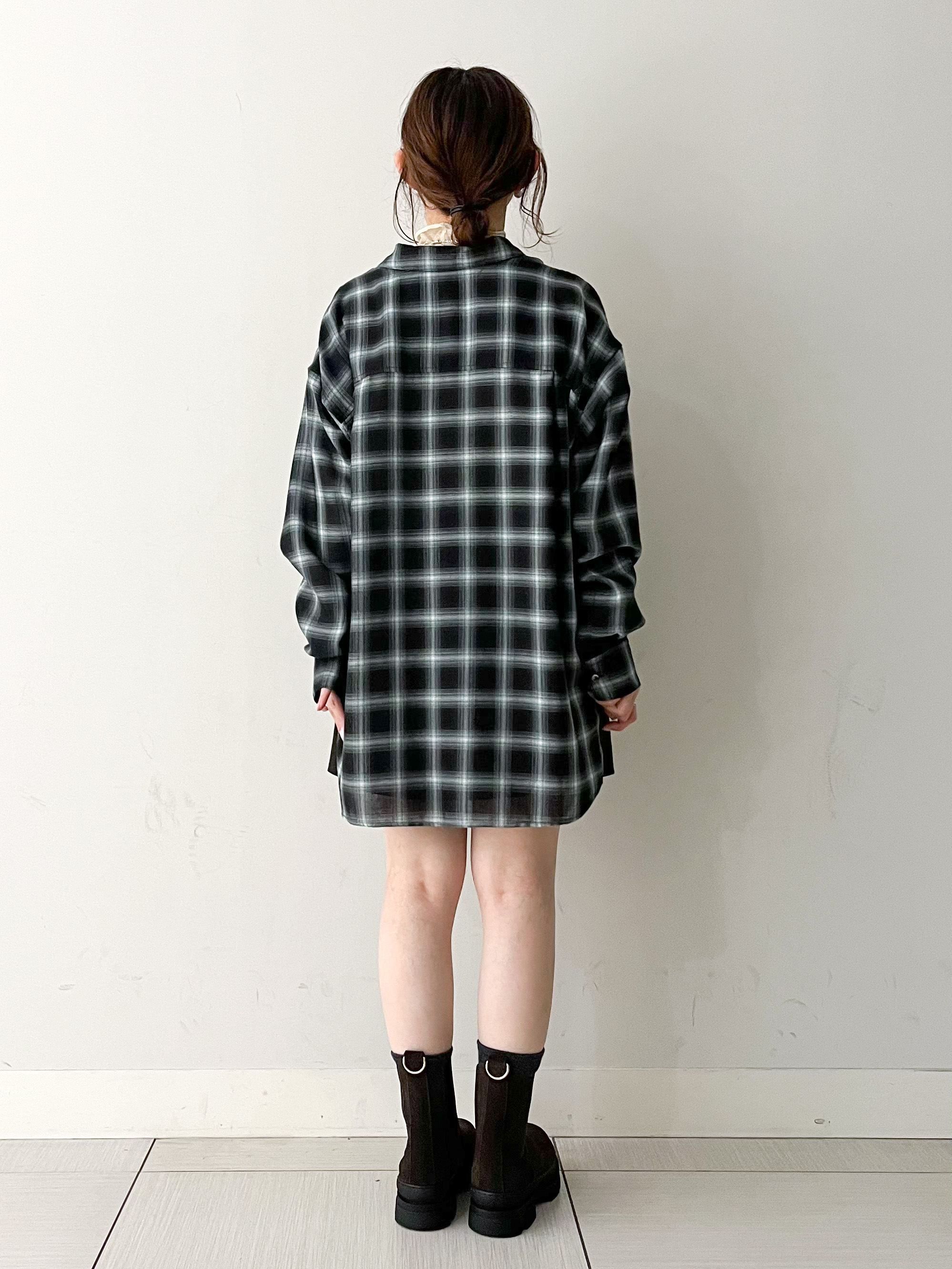 じゅんさんの「DRESSTERIOR｜【ウォッシャブル】ビエラオンブレチェックシャツ」を使ったコーディネート