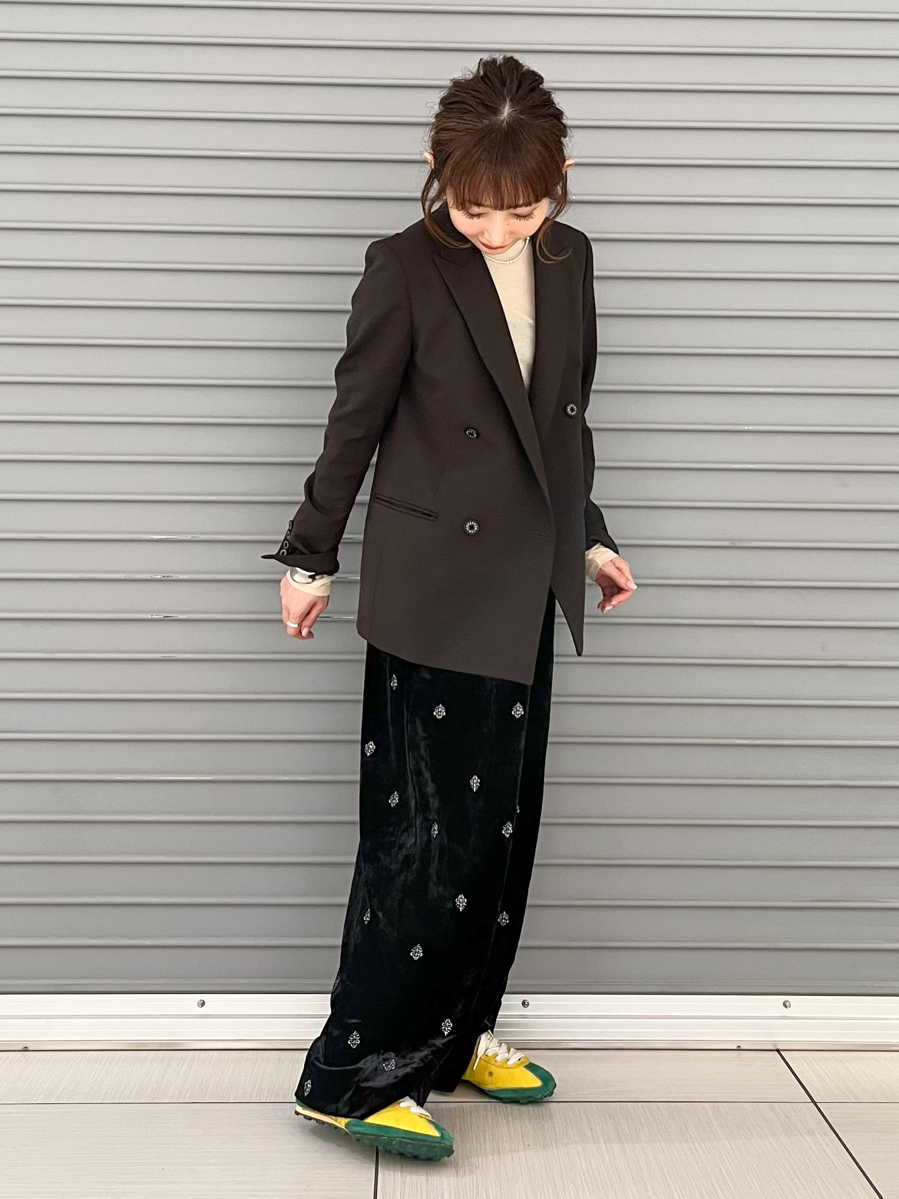 じゅんさんの「DRESSTERIOR｜【セットアップ可/温度調節】コンフォータブルジャケット」を使ったコーディネート