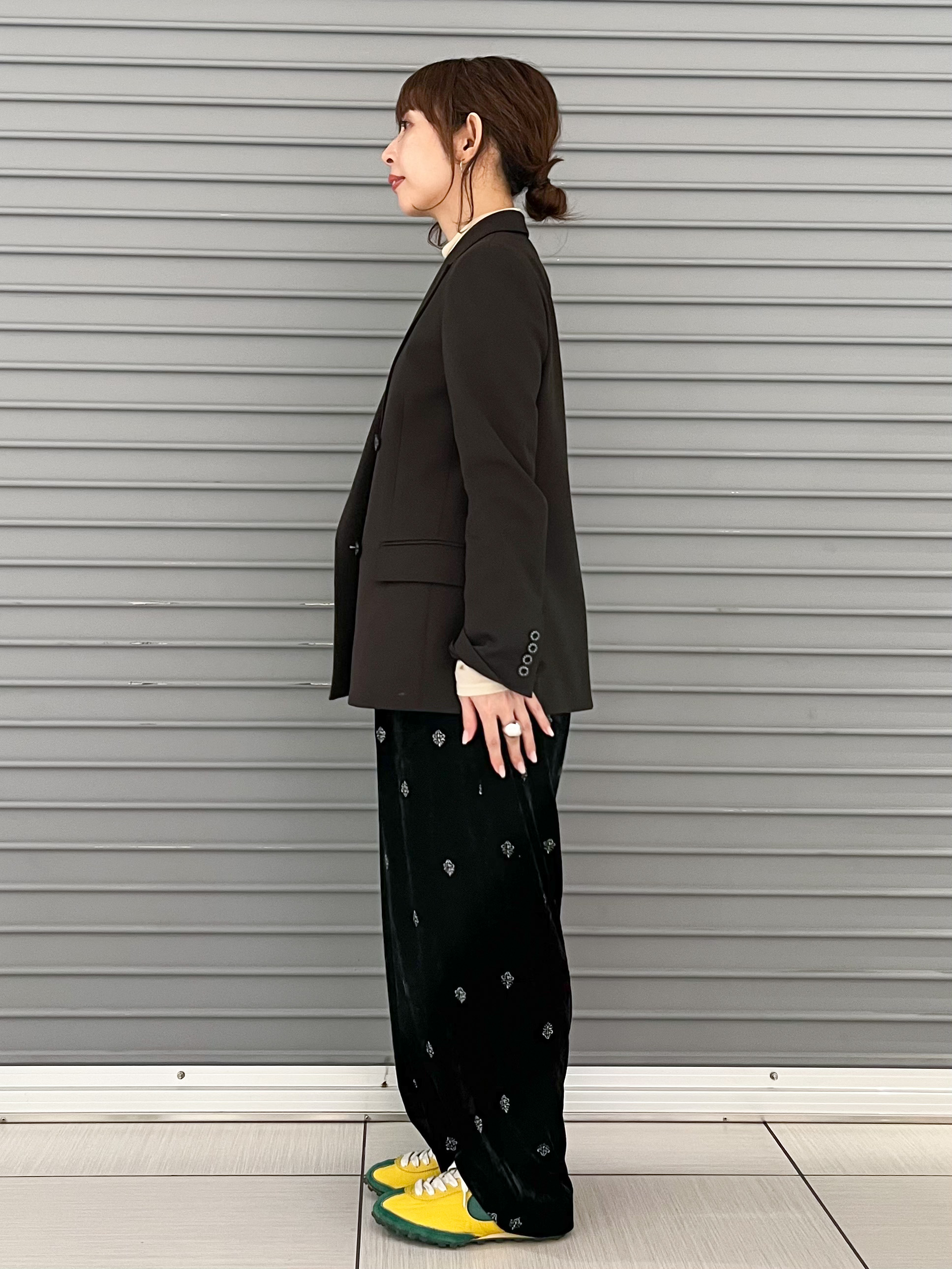 じゅんさんの「DRESSTERIOR｜【セットアップ可/温度調節】コンフォータブルジャケット」を使ったコーディネート