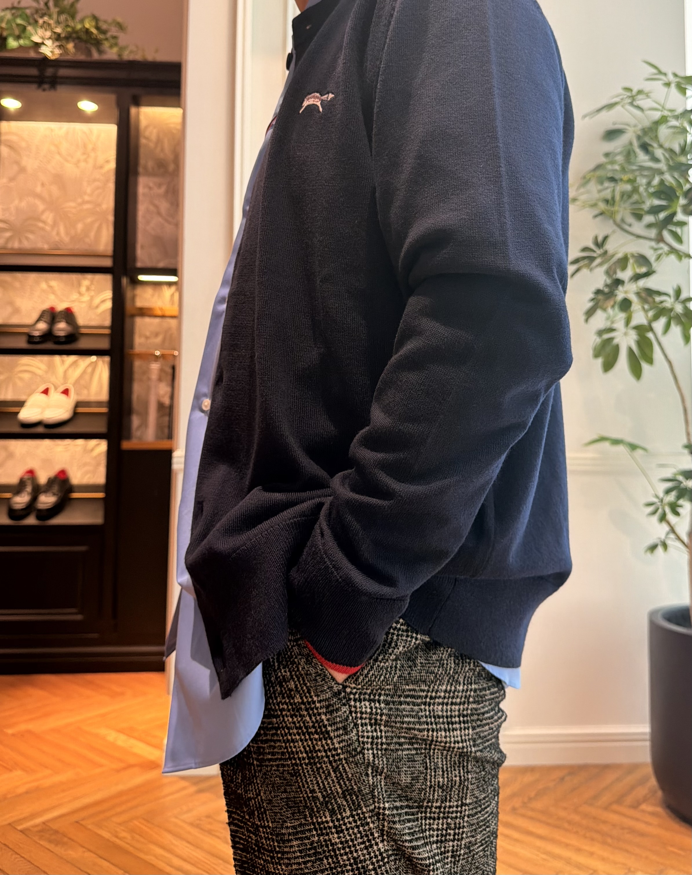 鶴田大士さんの「DRESSTERIOR｜【干場義雅&times;MOVB&times;DRESSTERIOR】シドグラスシャツ」を使ったコーディネート