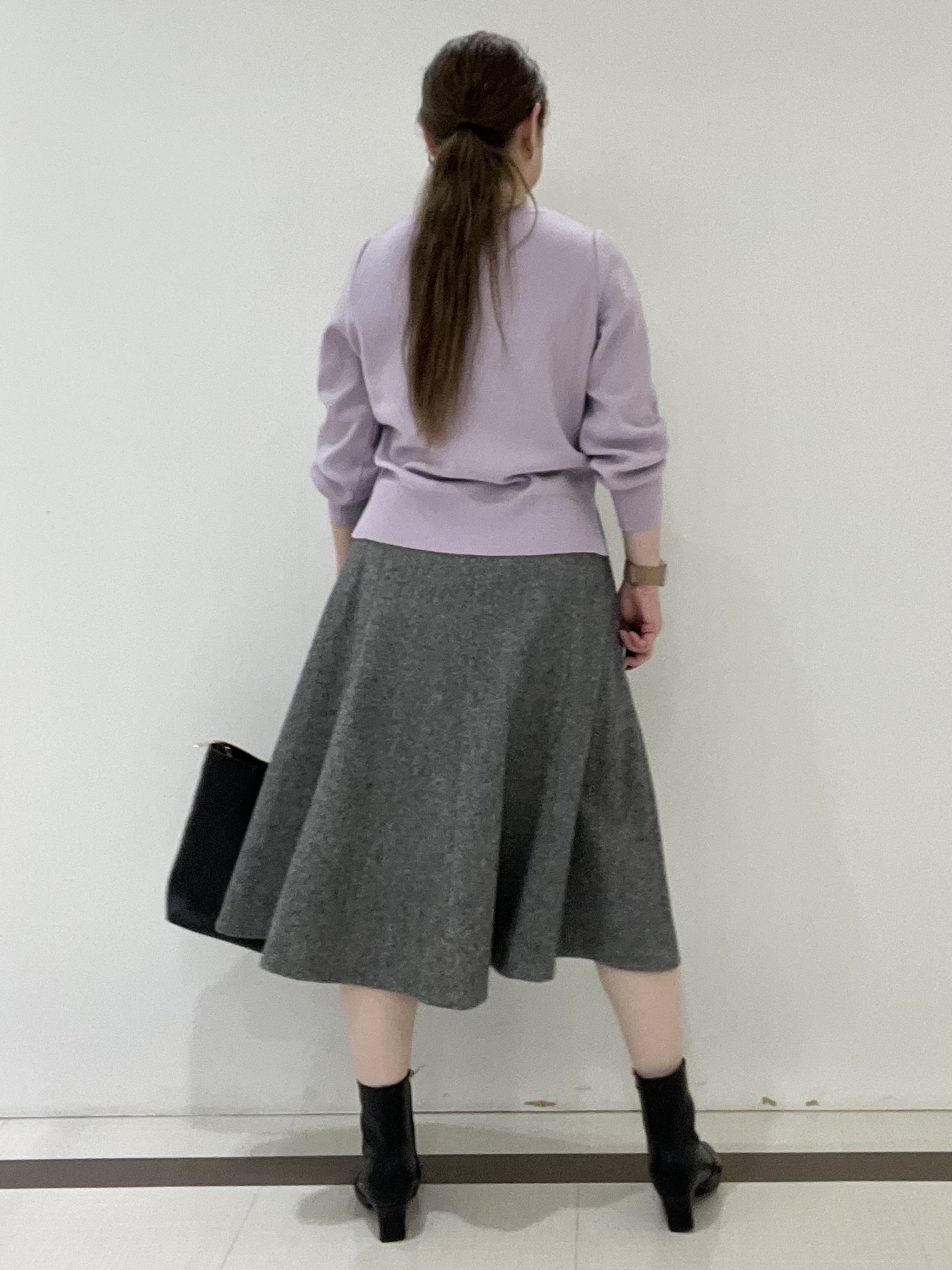 Hiroさんの「Reflect｜【マシンウォッシュ】レース風編み柄ニット」を使ったコーディネート
