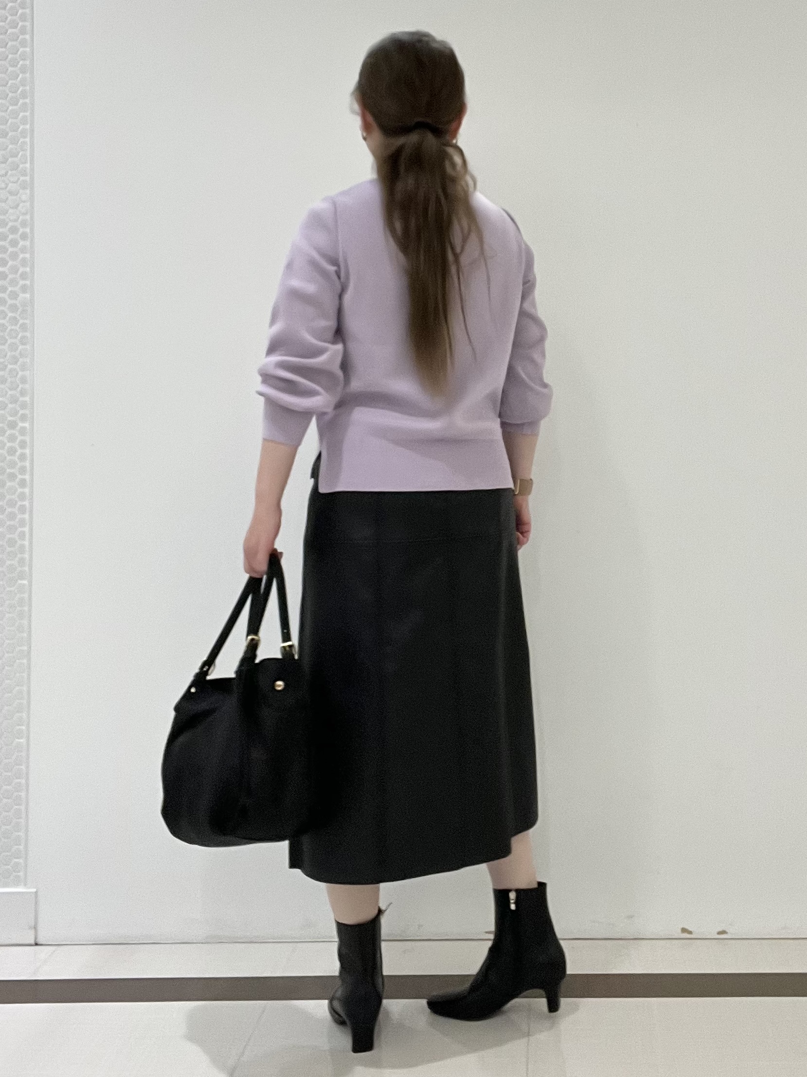 Hiroさんの「Reflect｜【マシンウォッシュ】レース風編み柄ニット」を使ったコーディネート