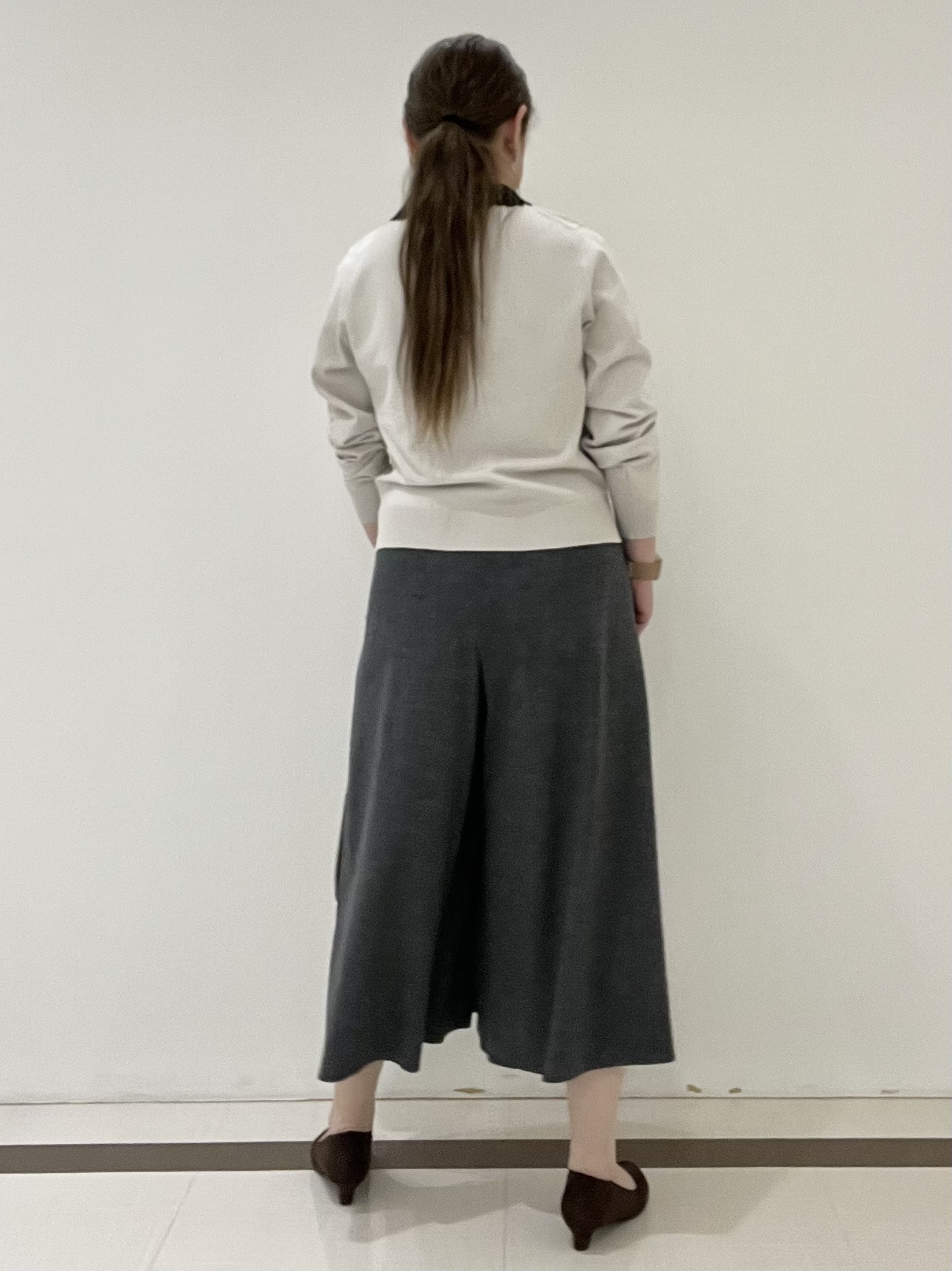 Hiroさんの「Reflect｜【付け衿】レース衿付きストレッチニット」を使ったコーディネート