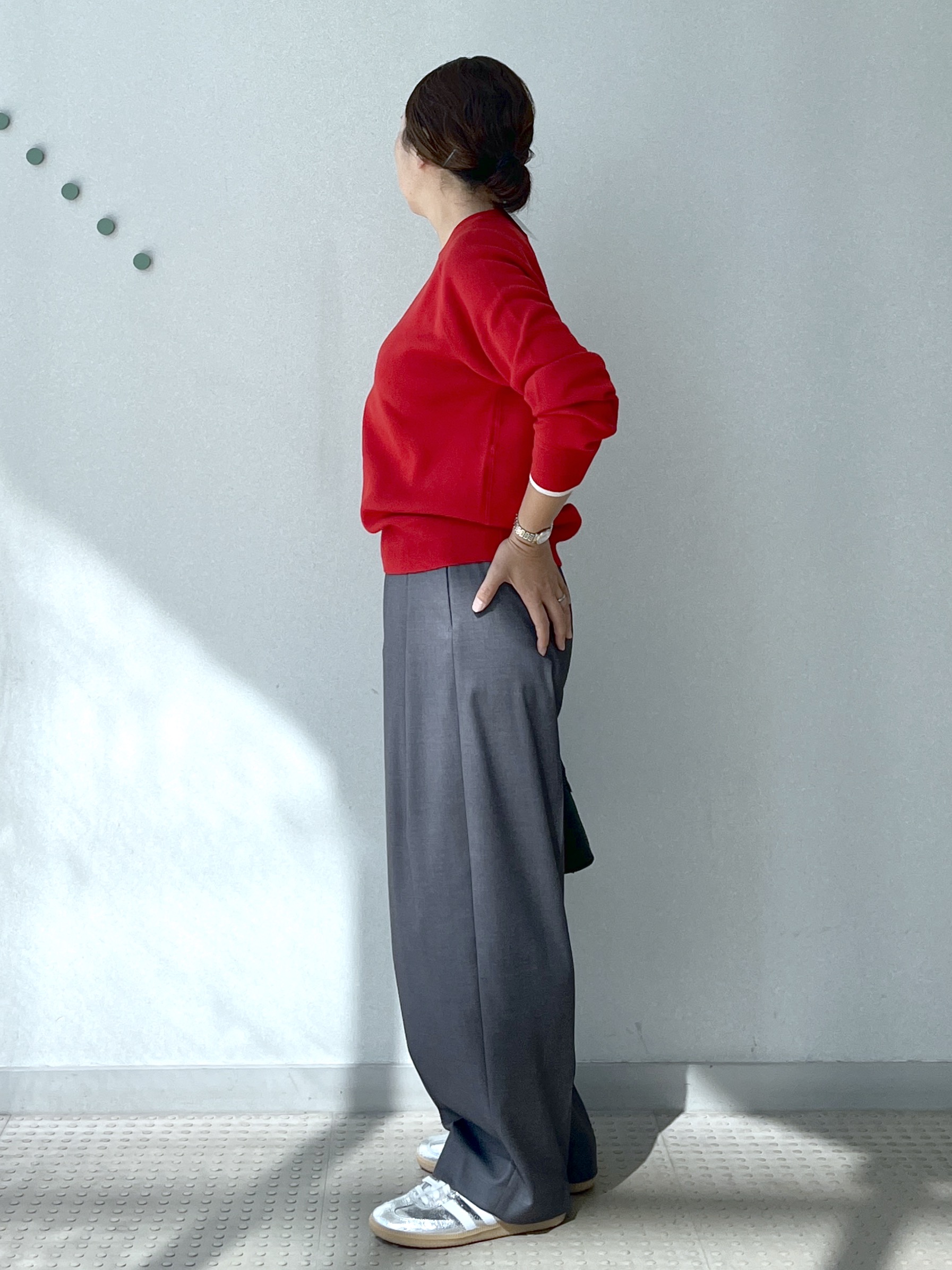 Soeさんの「DRESSTERIOR｜【STORY11月号掲載/マシンウォッシャブル】コットンカシミヤニット」を使ったコーディネート
