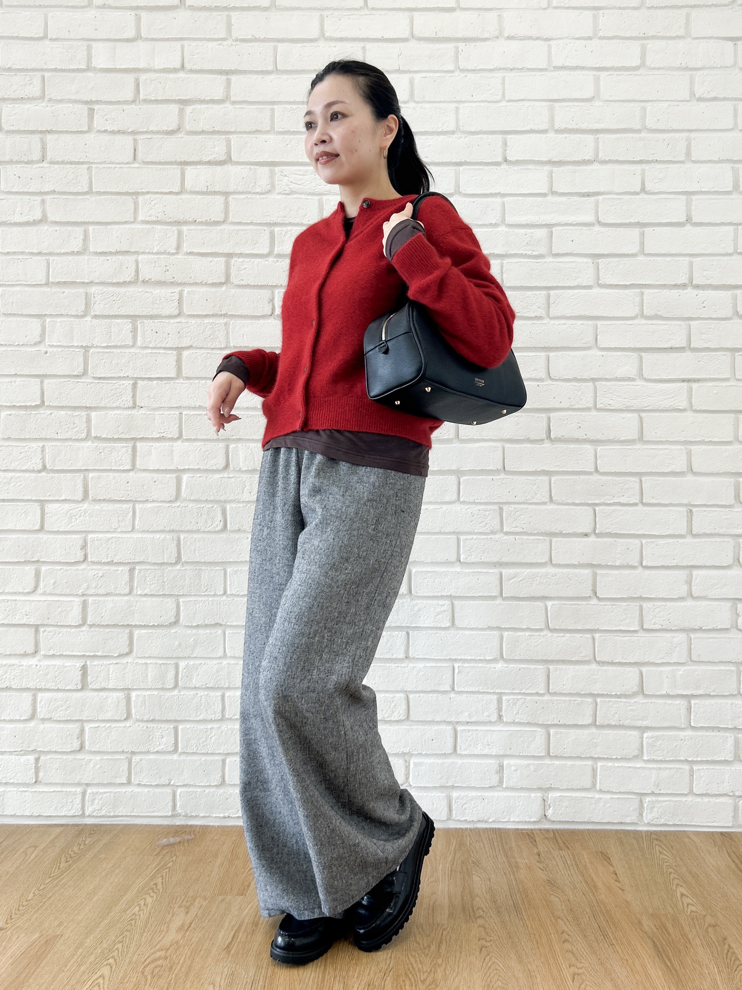 Kaiさんの「Dessin｜クルーネックシアーロングTシャツ」を使ったコーディネート