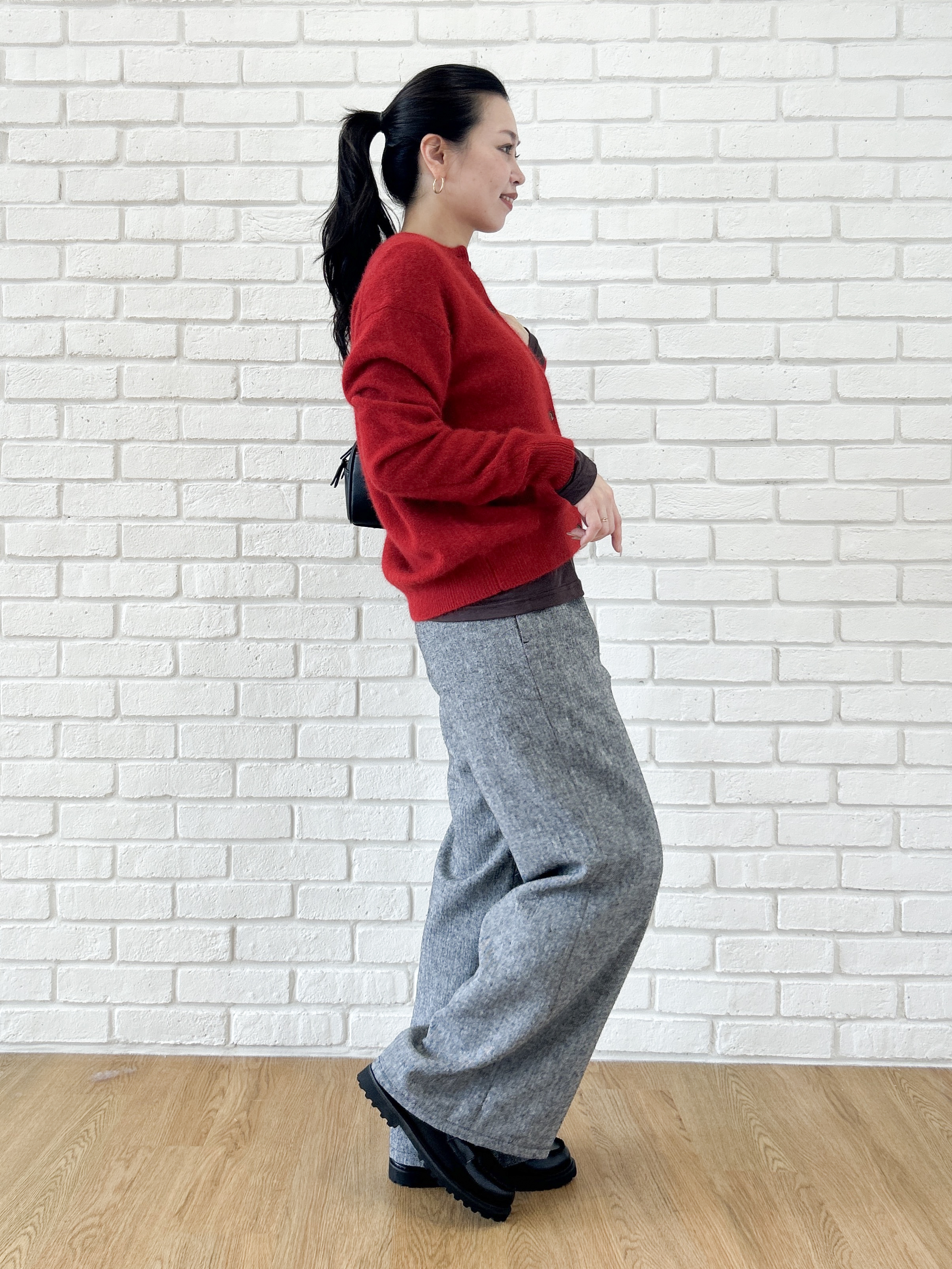 Kaiさんの「Dessin｜クルーネックシアーロングTシャツ」を使ったコーディネート