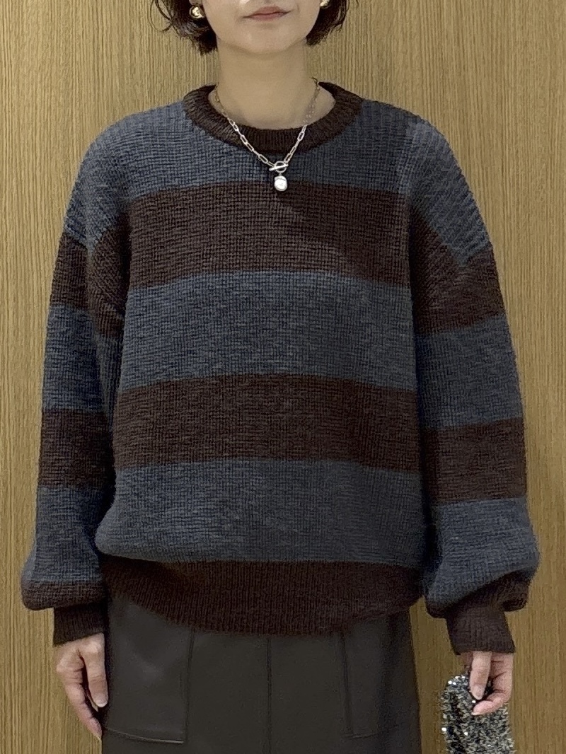 たけねぇさんの「OPAQUE.CLIP｜ワイドボーダーニット【洗濯機OK】」を使ったコーディネート