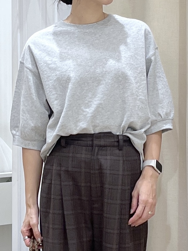 canaさんの「Dessin｜【高レビュー/洗える/XS-L】バックヘンリーミニ裏毛 5分袖」を使ったコーディネート