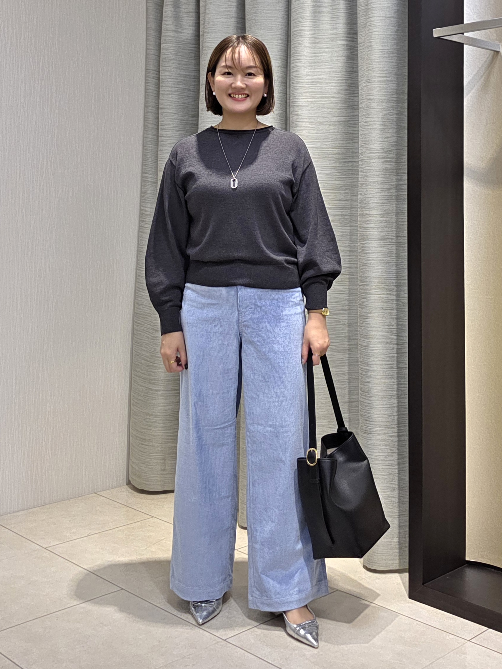 naokoさんの「UNTITLED｜【セットアップ可/秋羽織り】ウールダブルジャケット」を使ったコーディネート