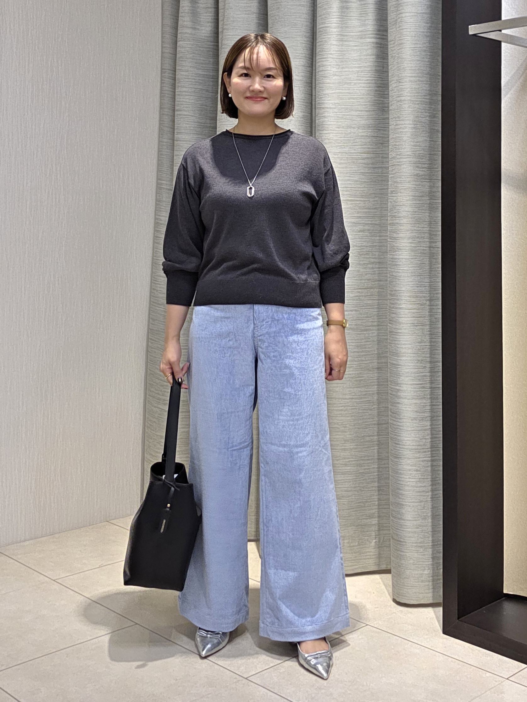 naokoさんの「UNTITLED｜【セットアップ可/秋羽織り】ウールダブルジャケット」を使ったコーディネート