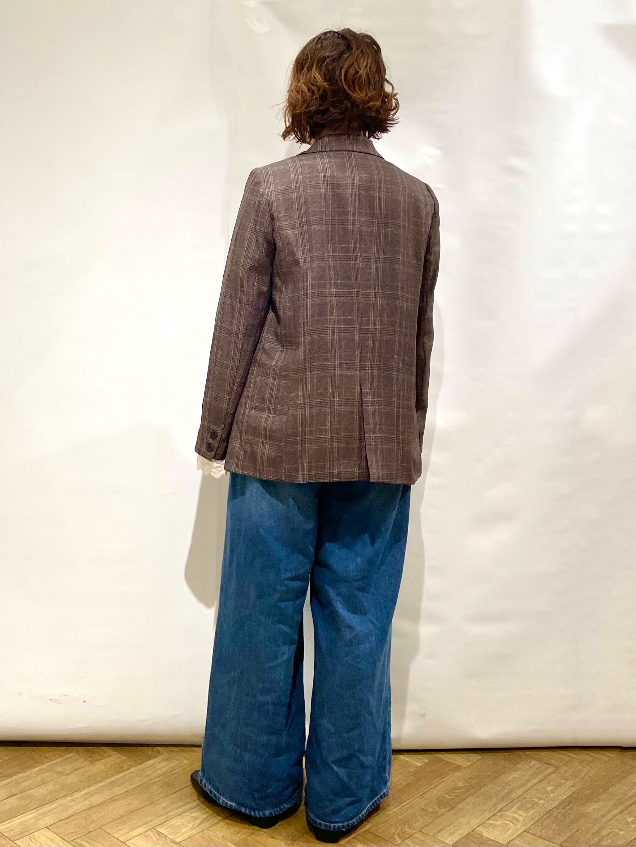 なかさんの「index｜ダブルブレストジャケット【洗える】」を使ったコーディネート