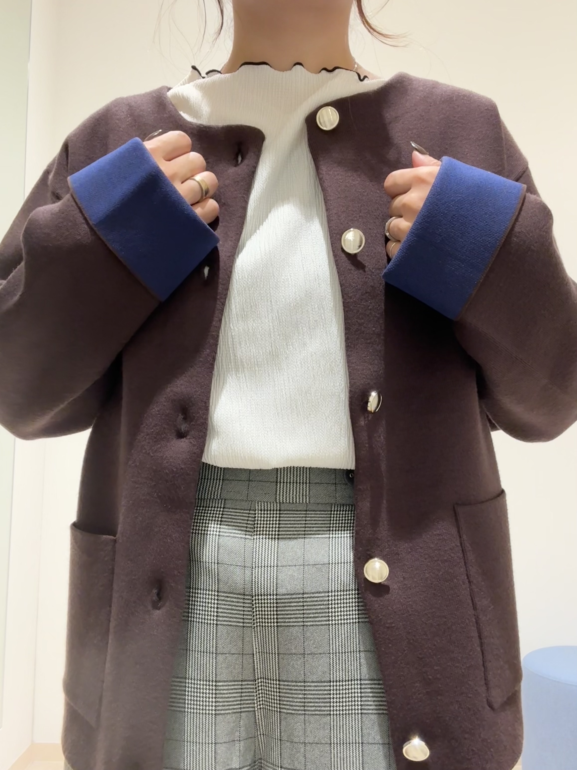 nanaさんの「SHOO･LA･RUE｜【洗濯機可】配色メロウで華やかに アソート楊柳トップス」を使ったコーディネート