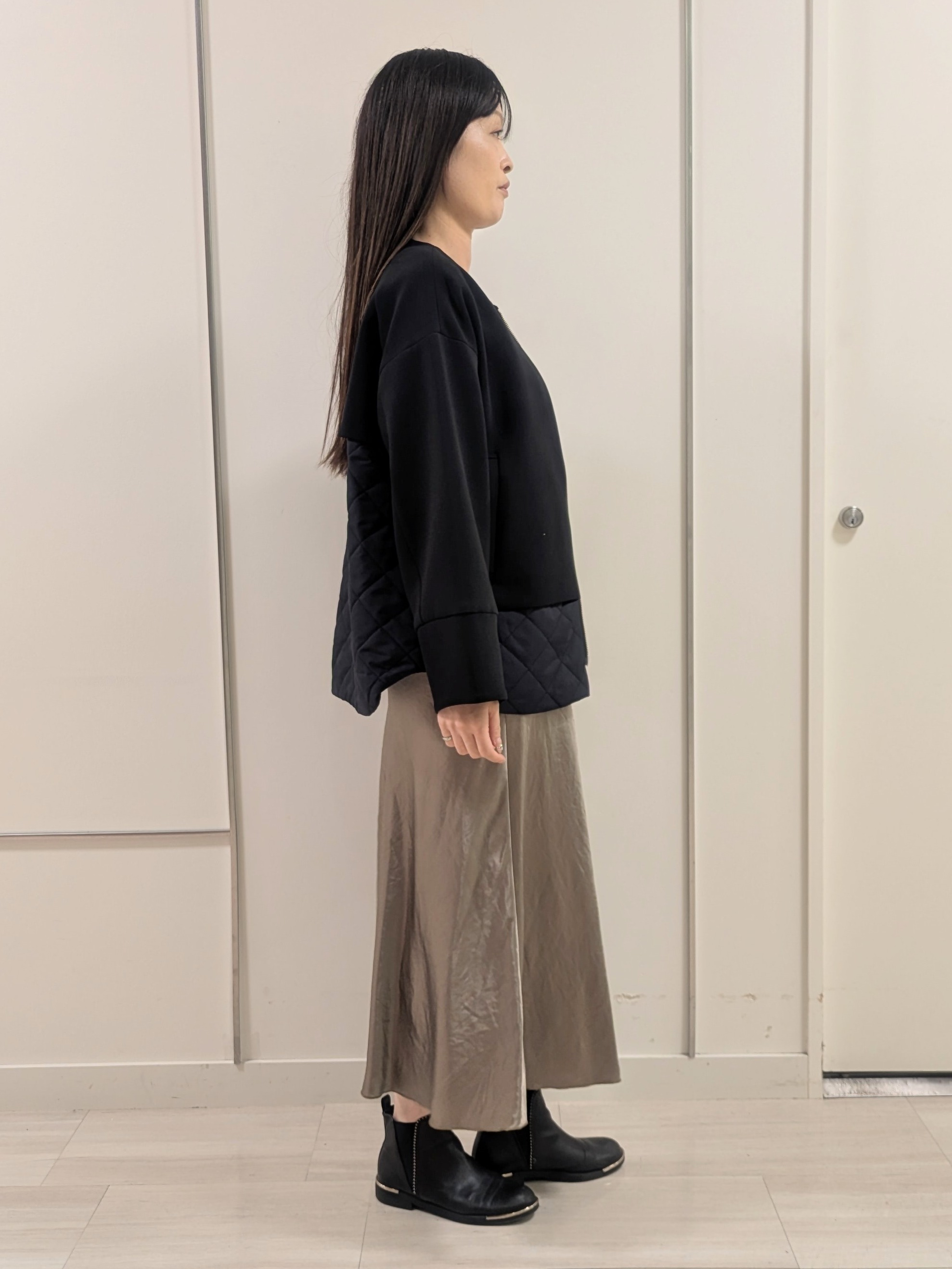 mikiさんの「COUP DE CHANCE｜【手洗い可／日本製】ドルマンニット」を使ったコーディネート