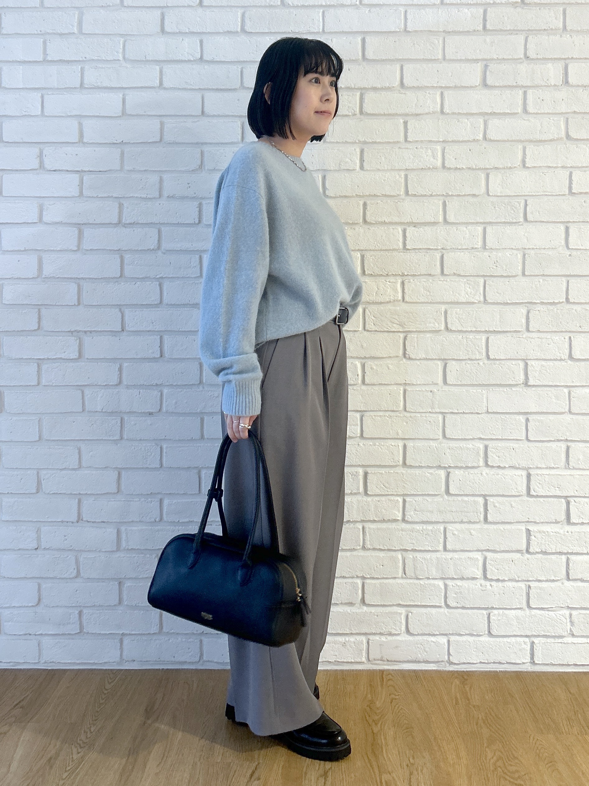 Hirokaさんの「Dessin｜ロングハンドルボストンバッグ」を使ったコーディネート