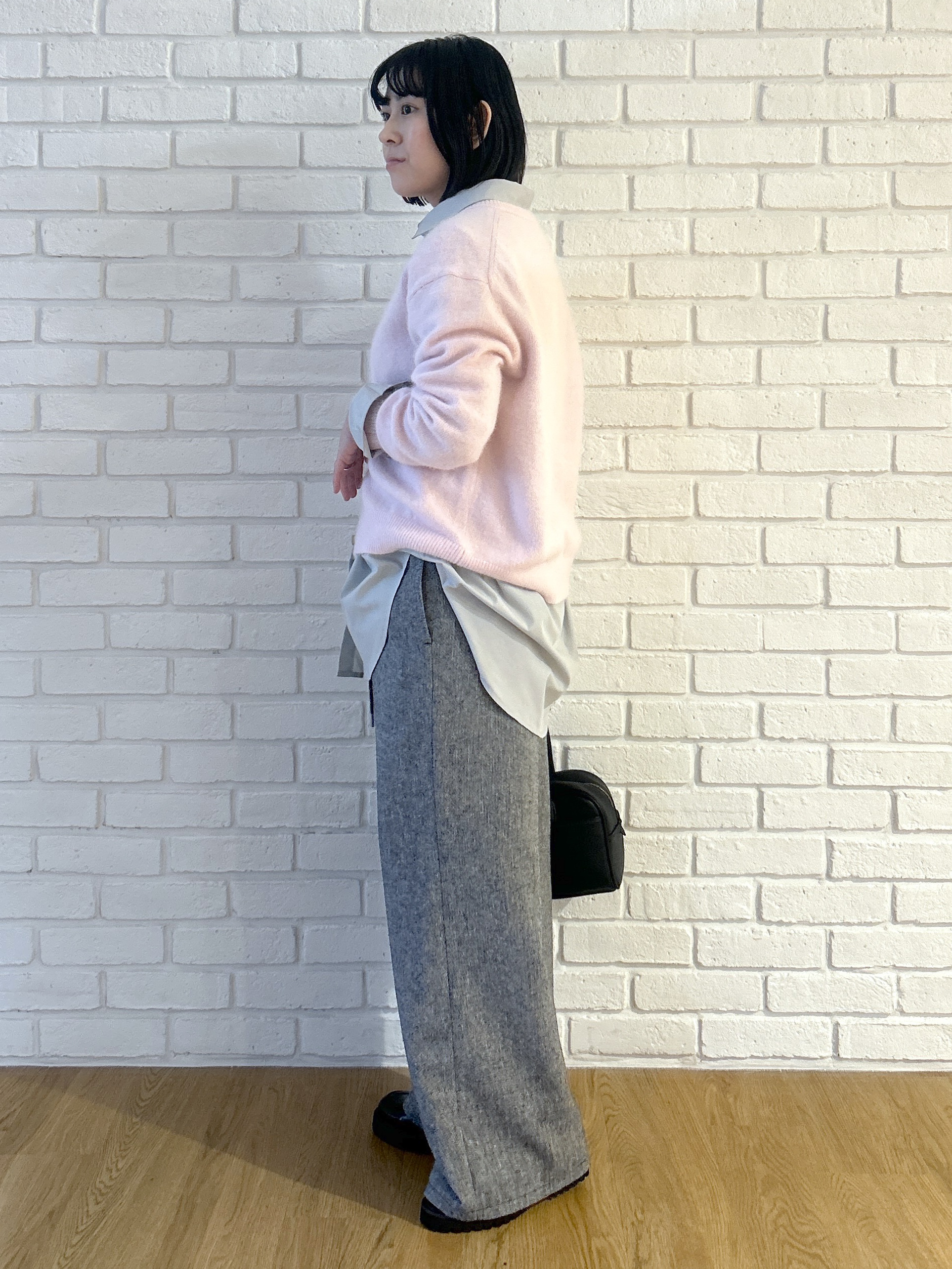 Hirokaさんの「Dessin｜【洗える/オンオフ着られる】袖裏ワンポイント刺繍 オーバーシャツ」を使ったコーディネート