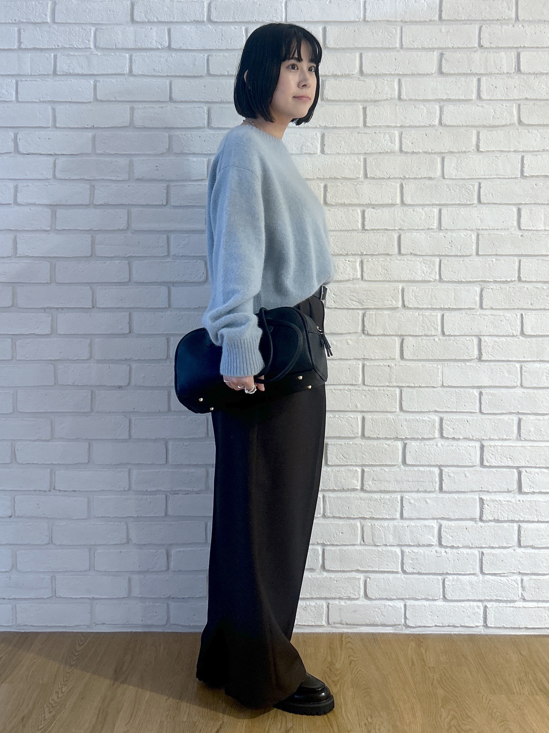 Hirokaさんの「Dessin｜ロングハンドルボストンバッグ」を使ったコーディネート