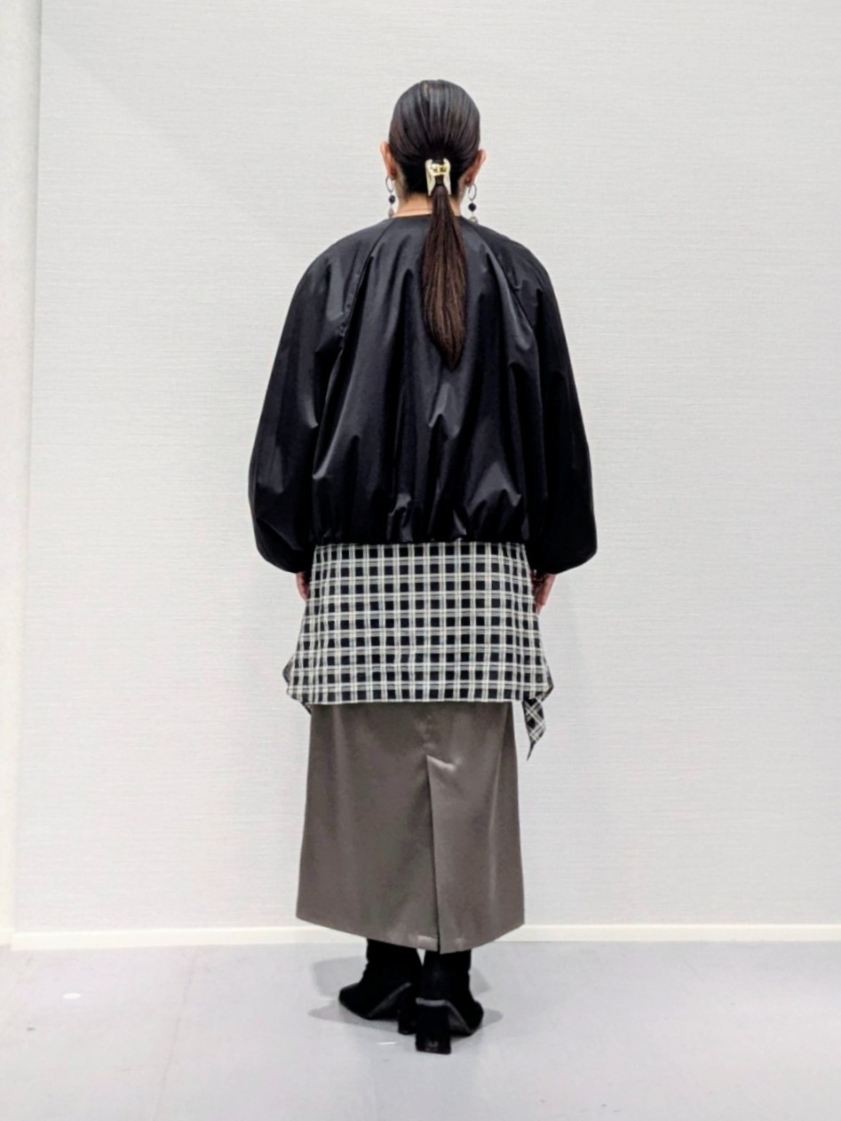makkyさんの「UNTITLED｜【軽アウター/中綿/秋冬コート】ショートブルゾン」を使ったコーディネート