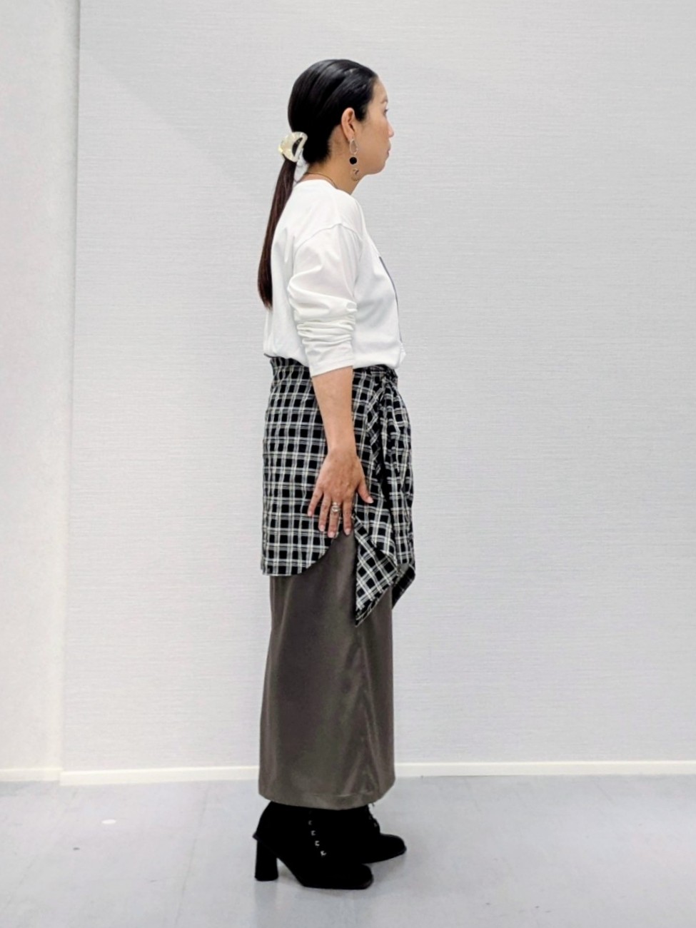 makkyさんの「UNTITLED｜【軽アウター/中綿/秋冬コート】ショートブルゾン」を使ったコーディネート