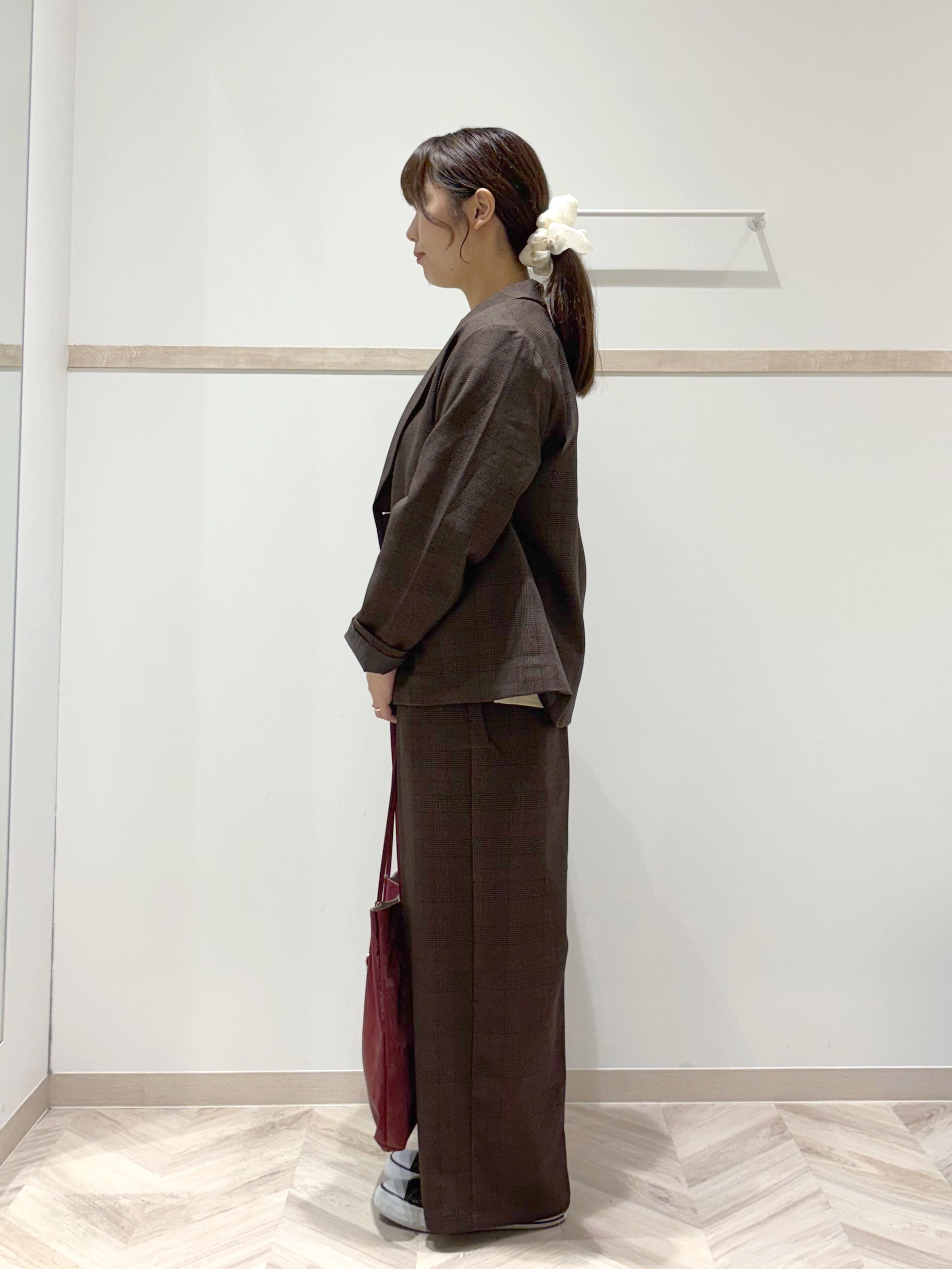 donpiさんの「SHOO･LA･RUE｜【セットアップ可/洗濯後しわになりにくい】ウールフィール ダブルジャケット」を使ったコーディネート