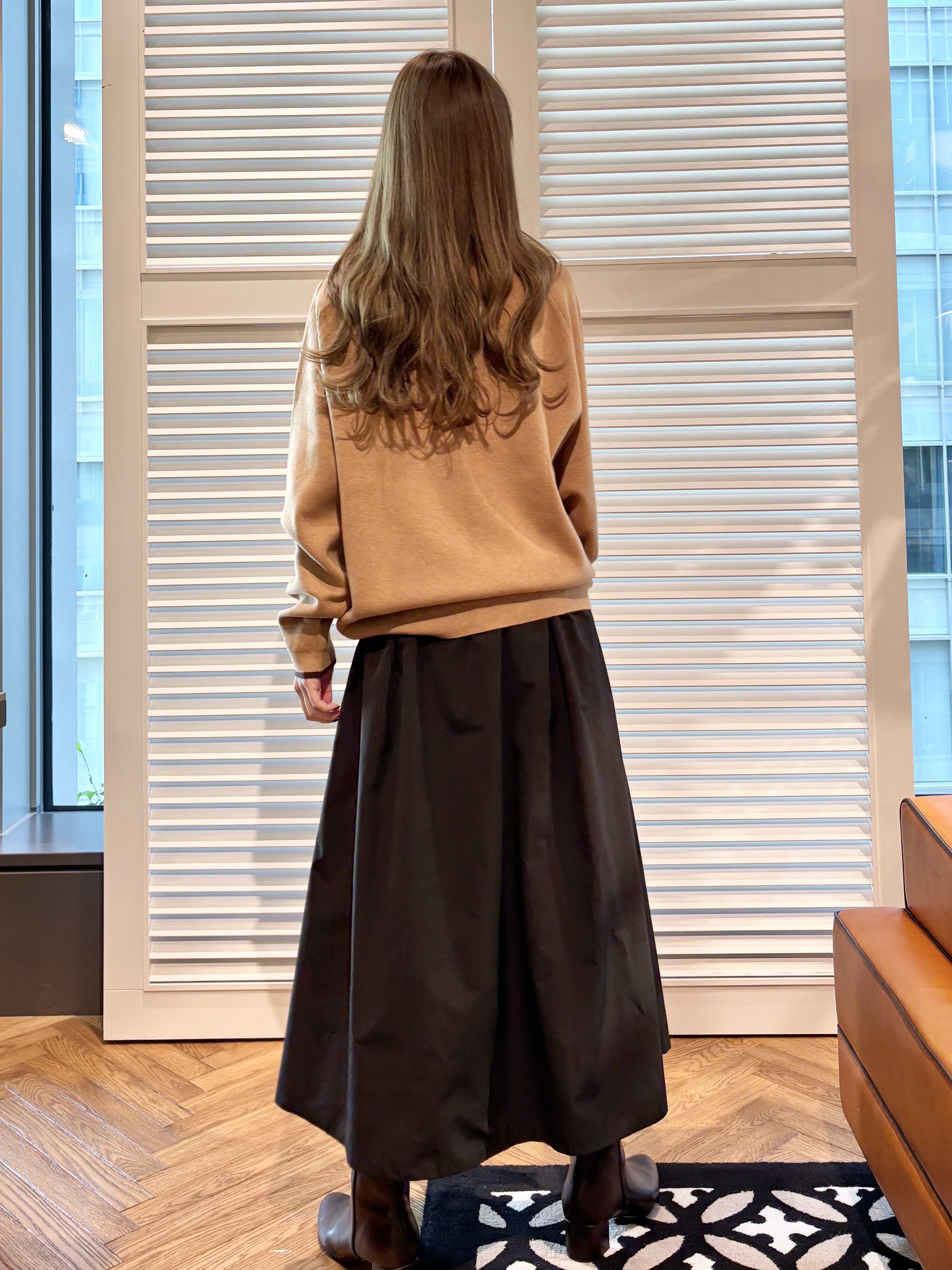 清水夏姫さんの「DRESSTERIOR｜【STORY11月号掲載/マシンウォッシャブル】コットンカシミヤニット」を使ったコーディネート