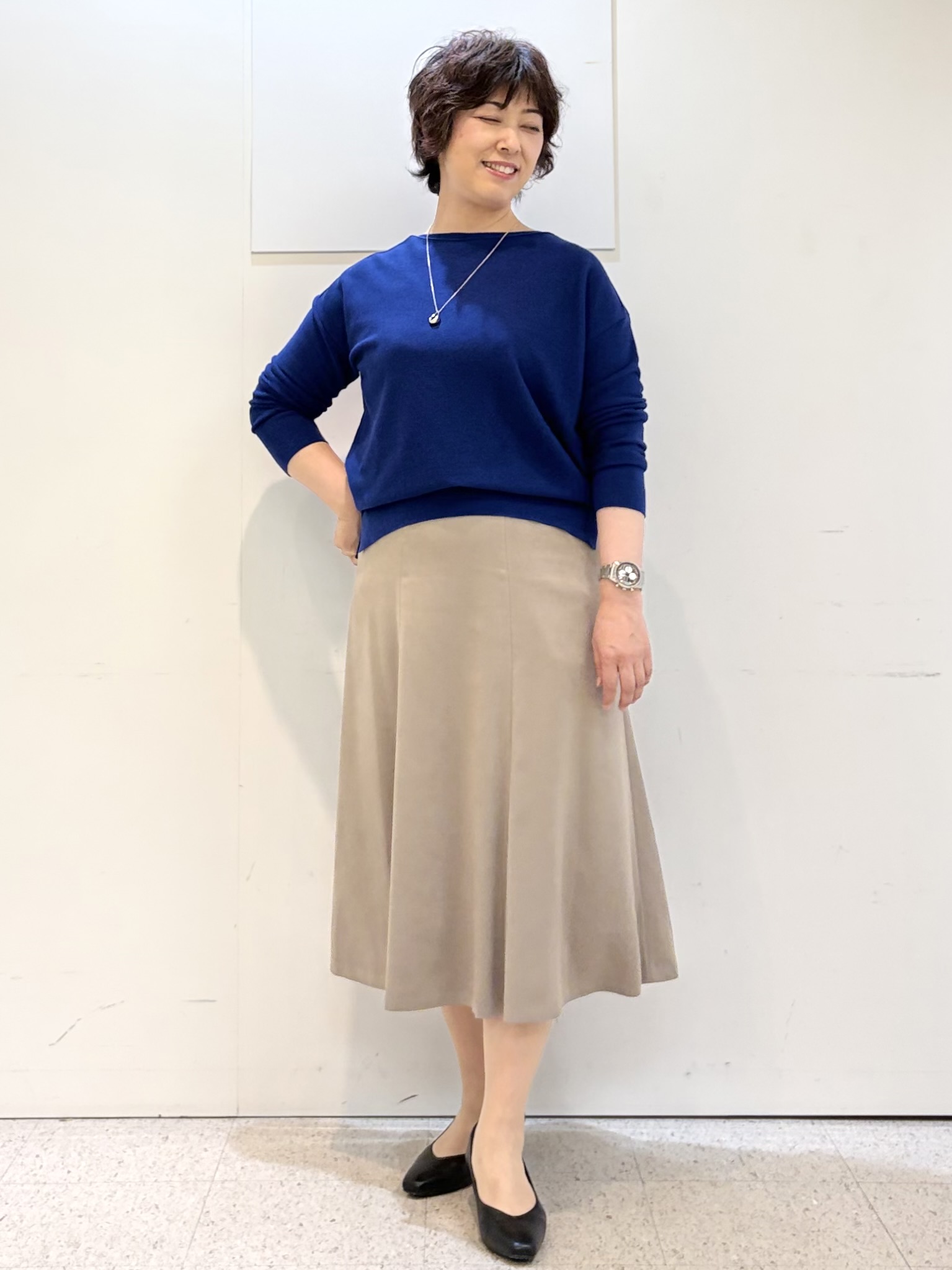 ヤスコさんの「Reflect｜【羽織◎】スエード調シャツ」を使ったコーディネート