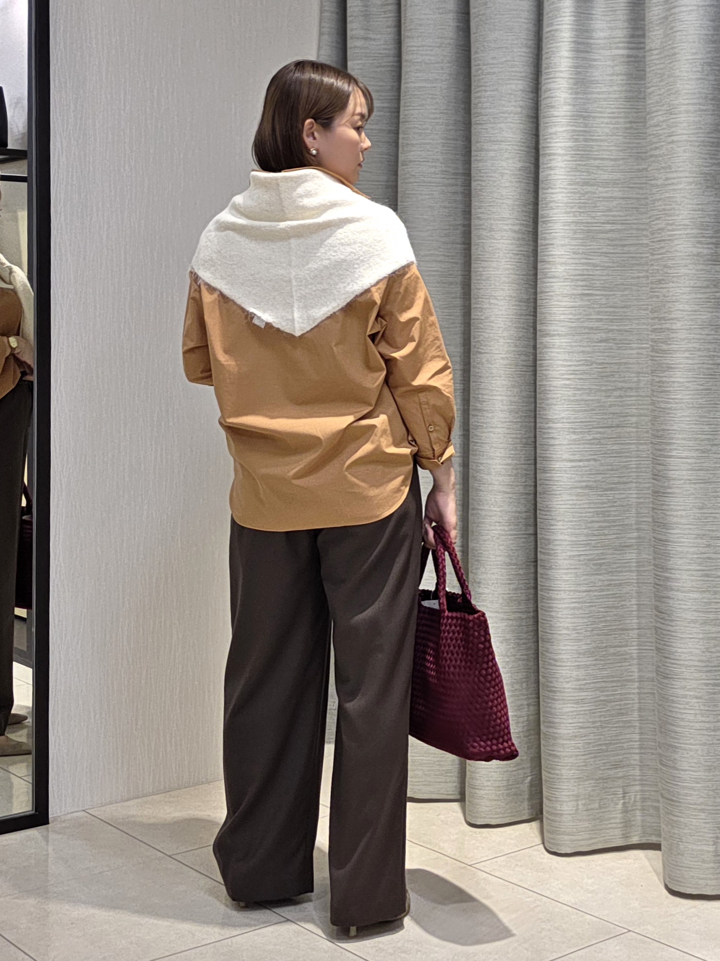 naokoさんの「UNTITLED｜コットンドルマンシャツ」を使ったコーディネート