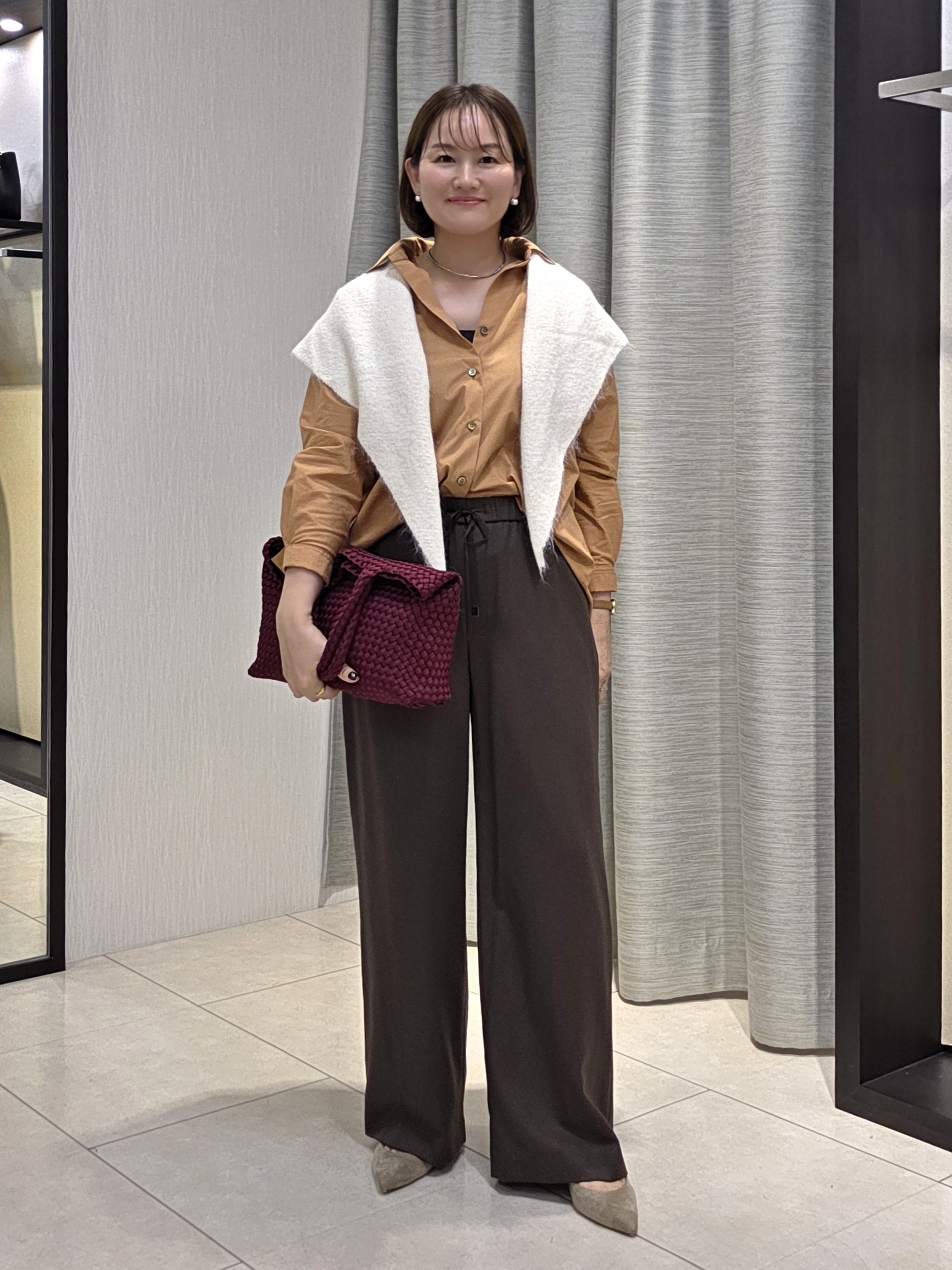 naokoさんの「UNTITLED｜コットンドルマンシャツ」を使ったコーディネート