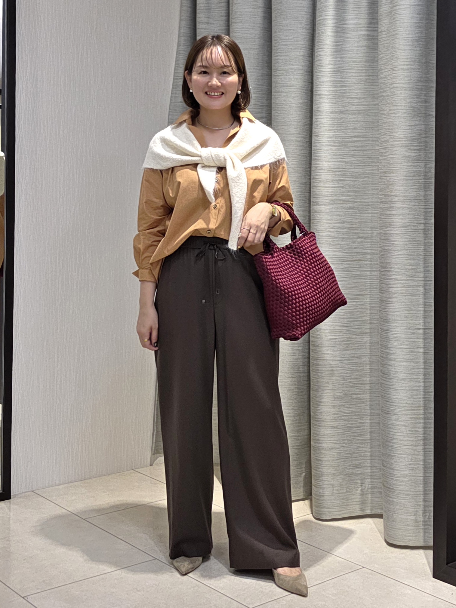 naokoさんの「UNTITLED｜コットンドルマンシャツ」を使ったコーディネート