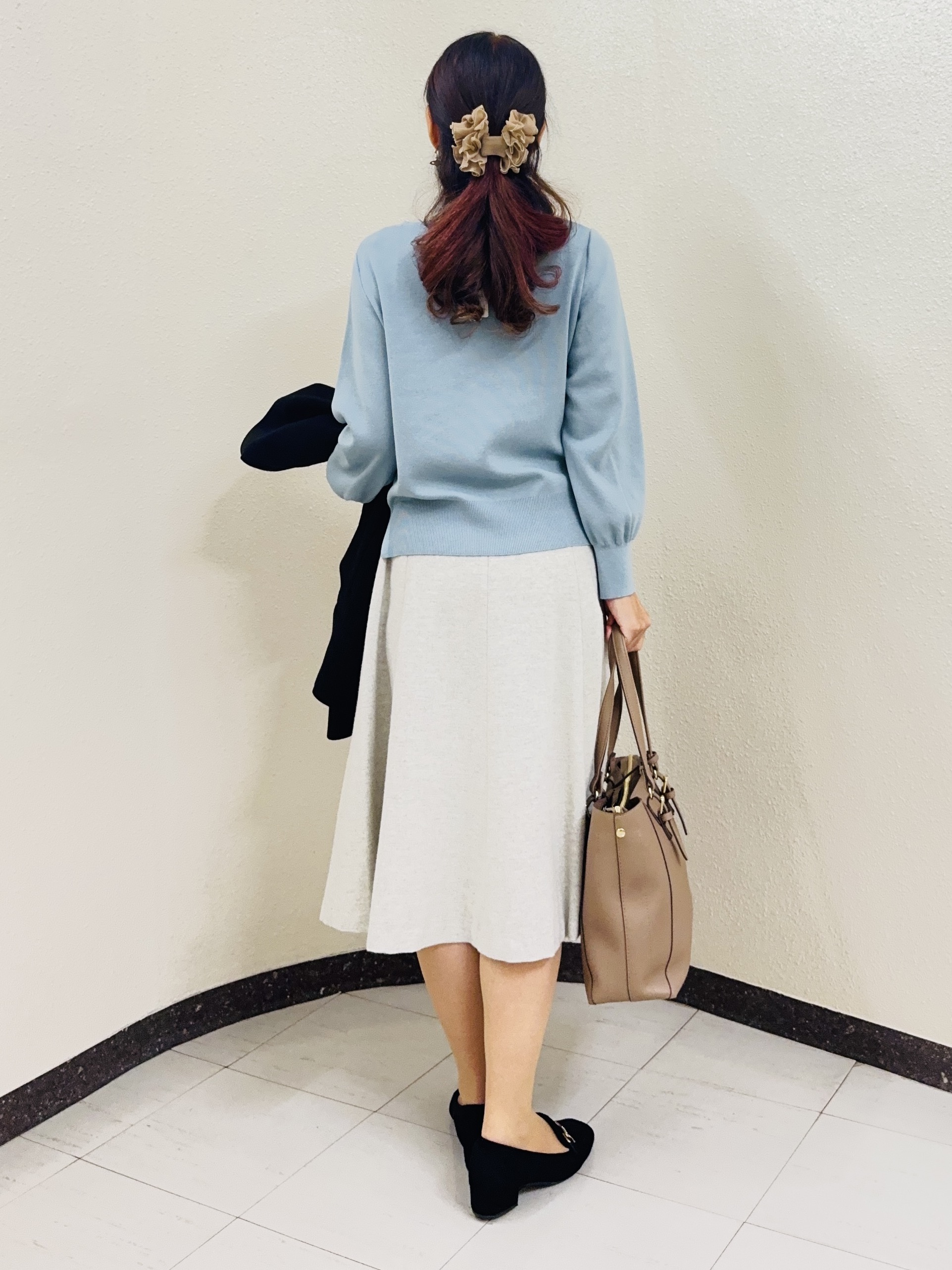 ⭐︎Eimi⭐︎さんの「Reflect｜【マシンウォッシュ】レース風編み柄ニット」を使ったコーディネート