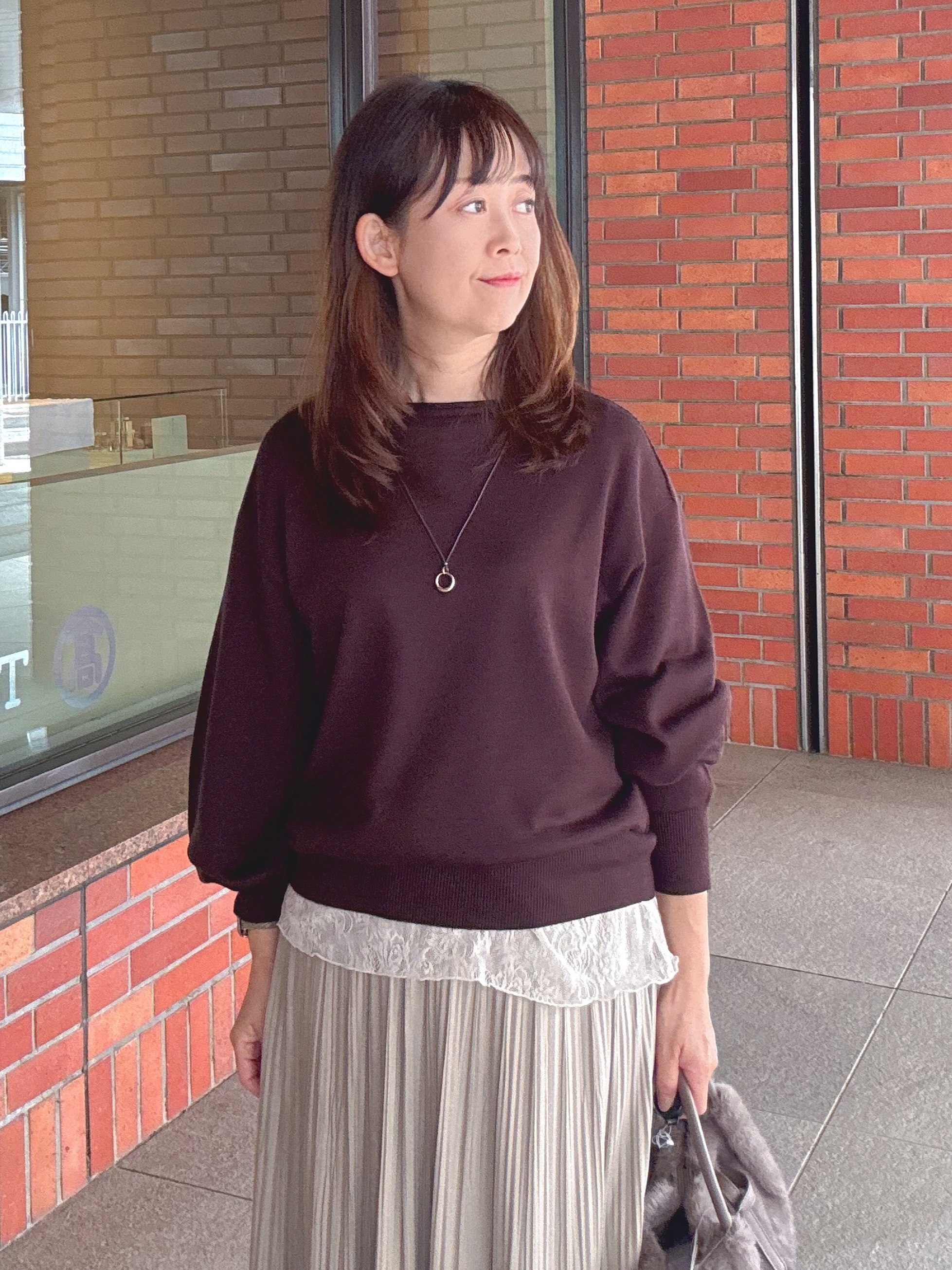 makiさんの「UNTITLED｜【軽アウター/ウール100】ウールショートコート」を使ったコーディネート