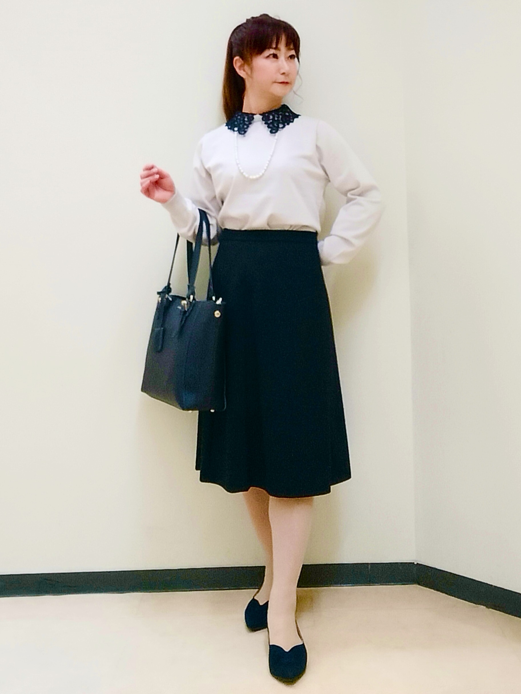 花さんの「Reflect｜【SS-4Lサイズ／セットアップ可】匠ジャケット／ベーシックテーラード」を使ったコーディネート