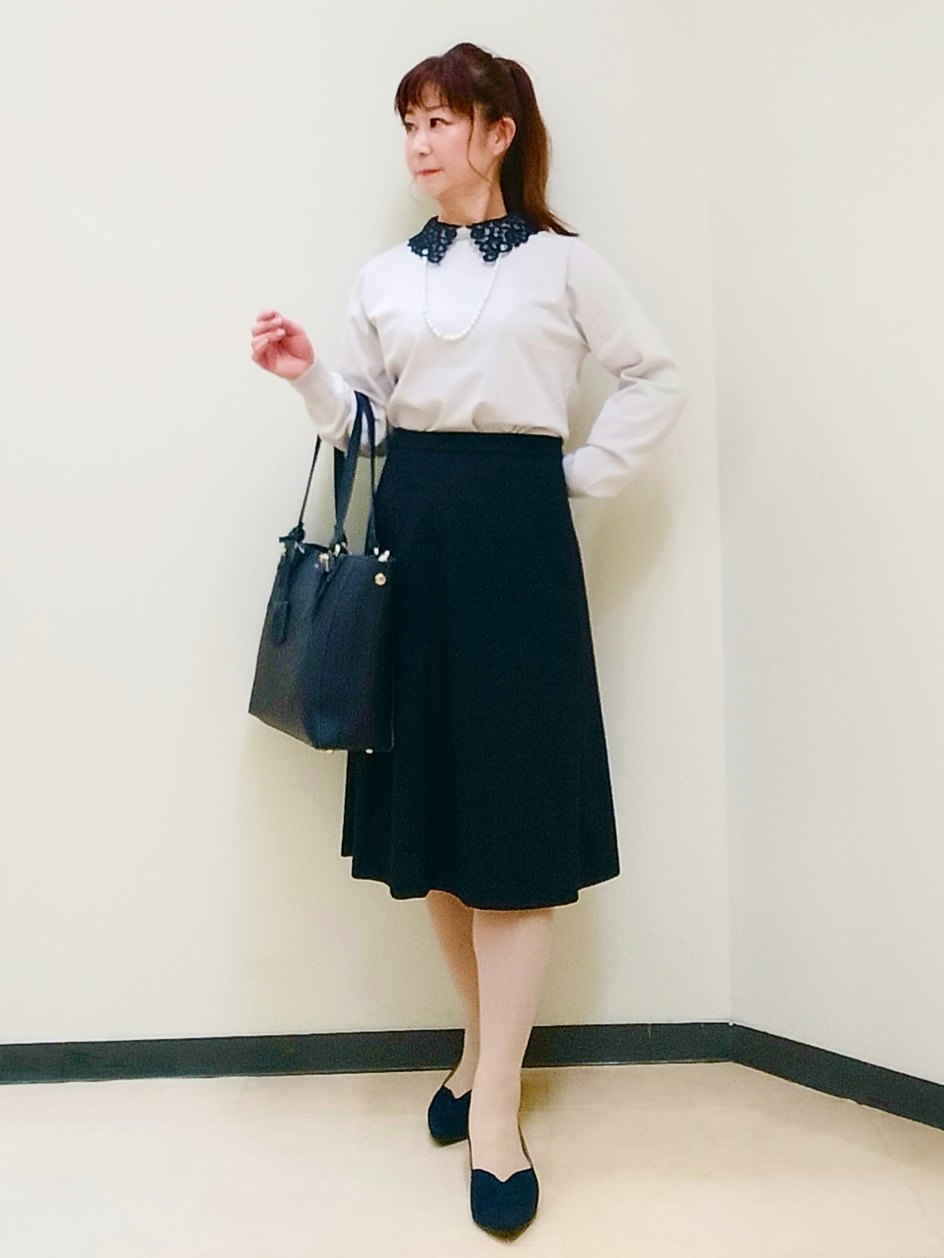 花さんの「Reflect｜【SS-4Lサイズ／セットアップ可】匠ジャケット／ベーシックテーラード」を使ったコーディネート