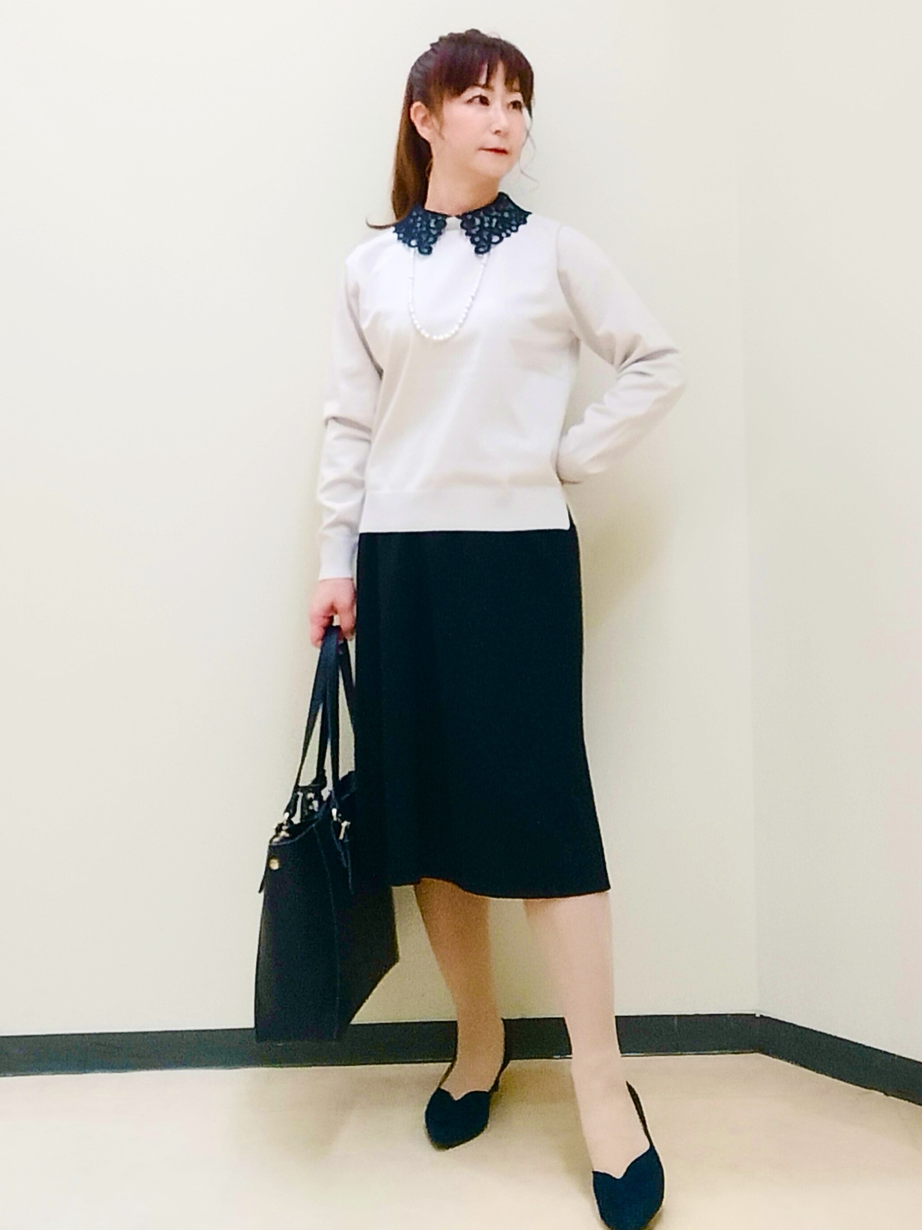 花さんの「Reflect｜【SS-4Lサイズ／セットアップ可】匠ジャケット／ベーシックテーラード」を使ったコーディネート